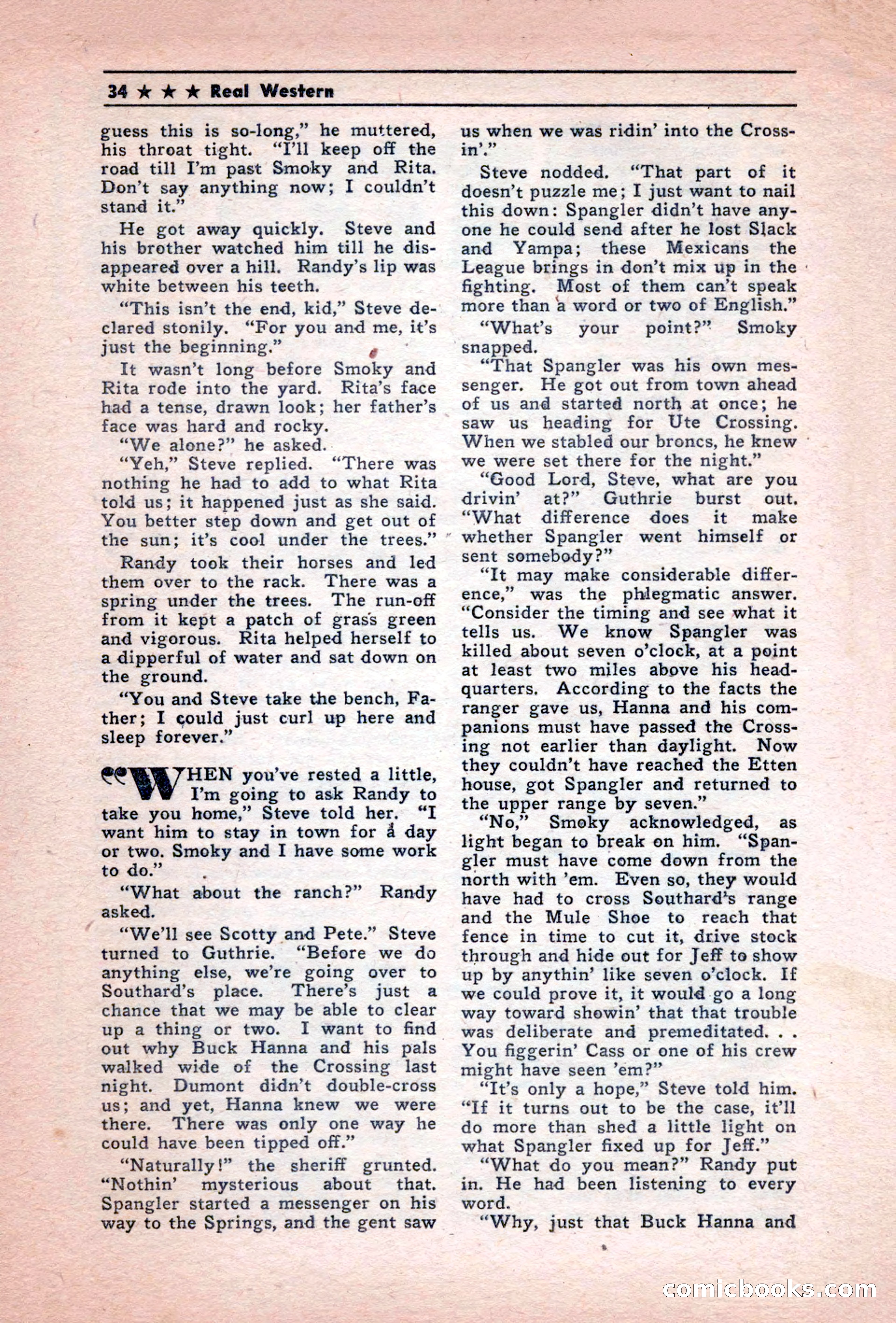 Real Western, December 1944 — page 34 of 116