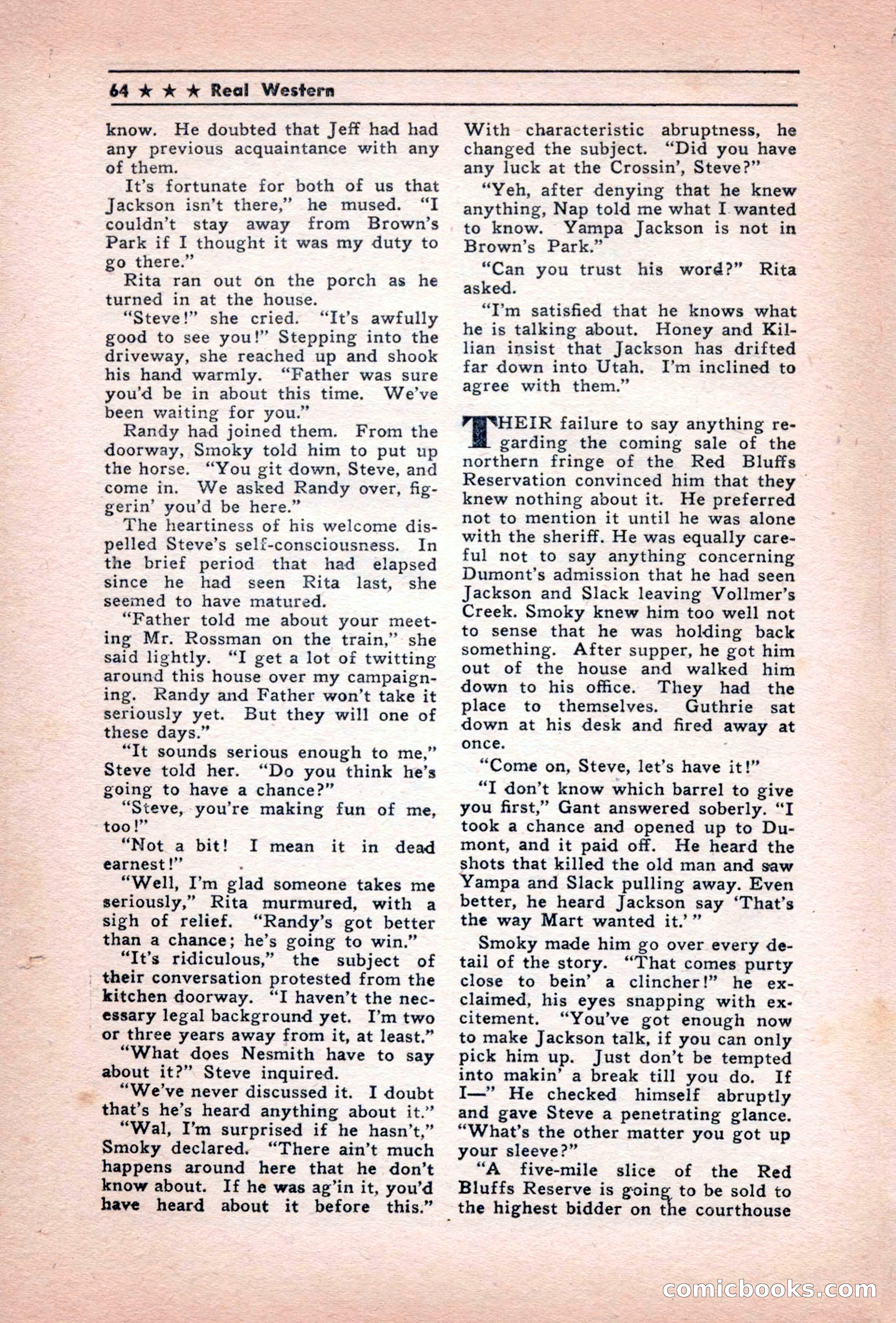 Real Western, December 1944 — page 64 of 116