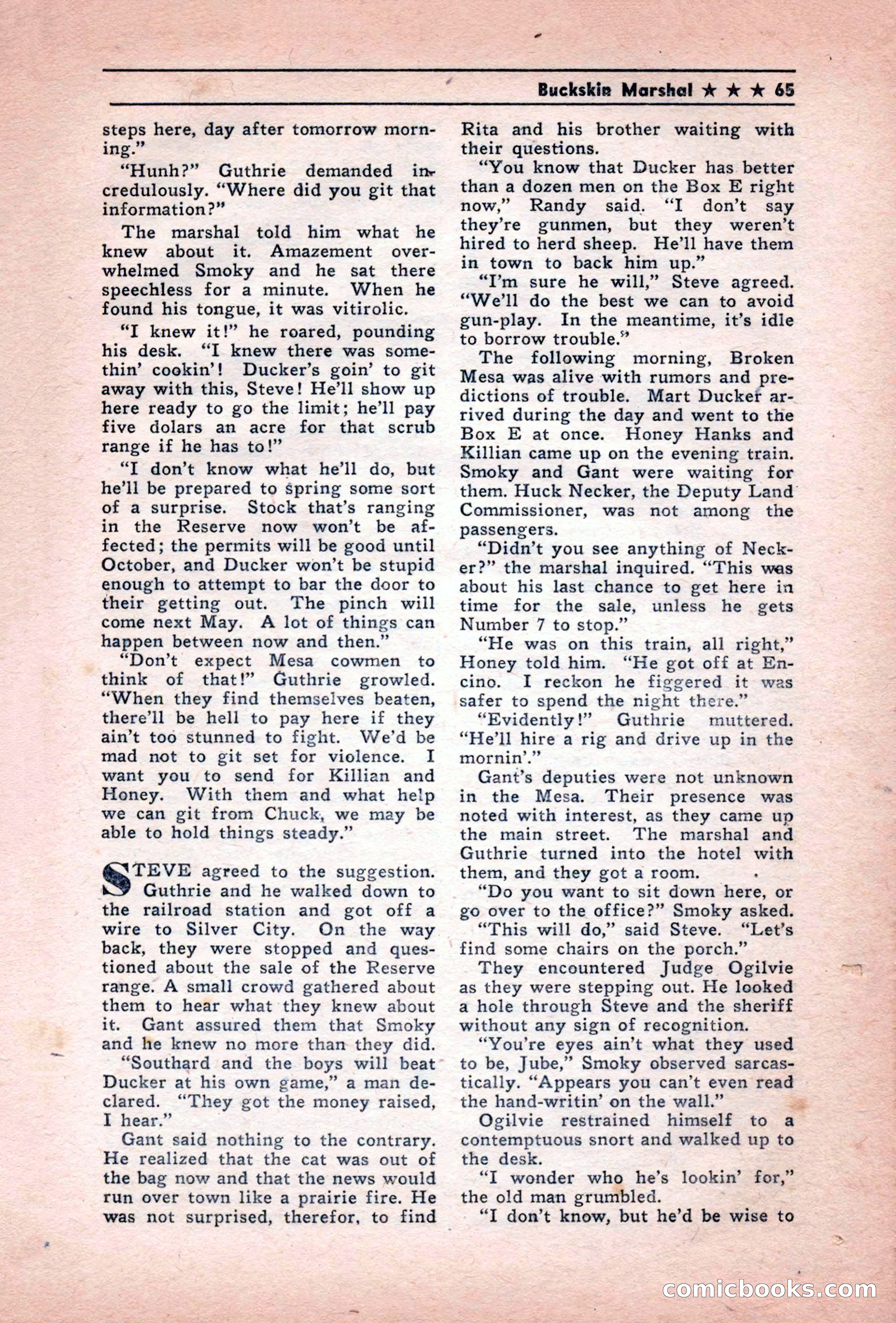 Real Western, December 1944 — page 65 of 116