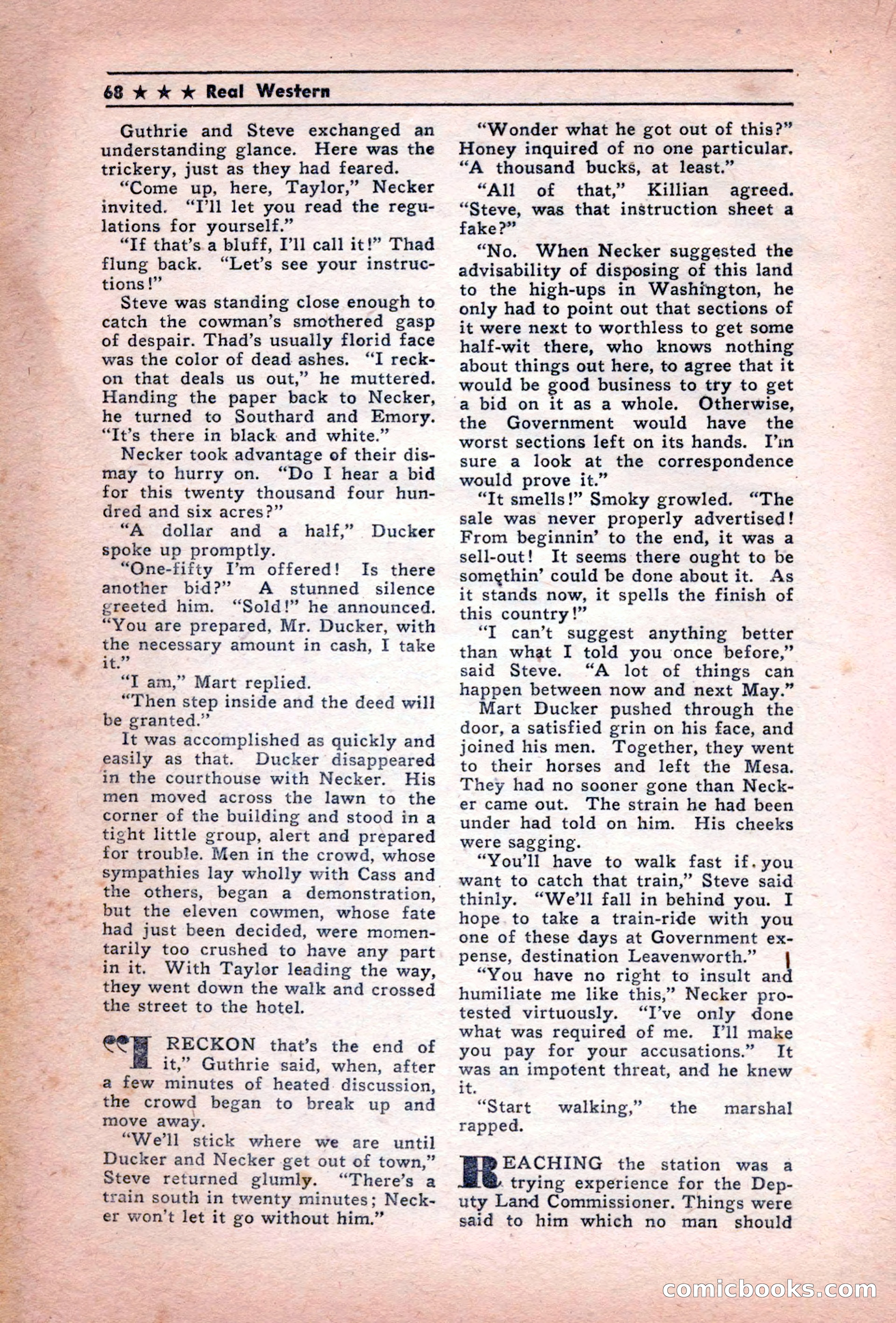 Real Western, December 1944 — page 68 of 116