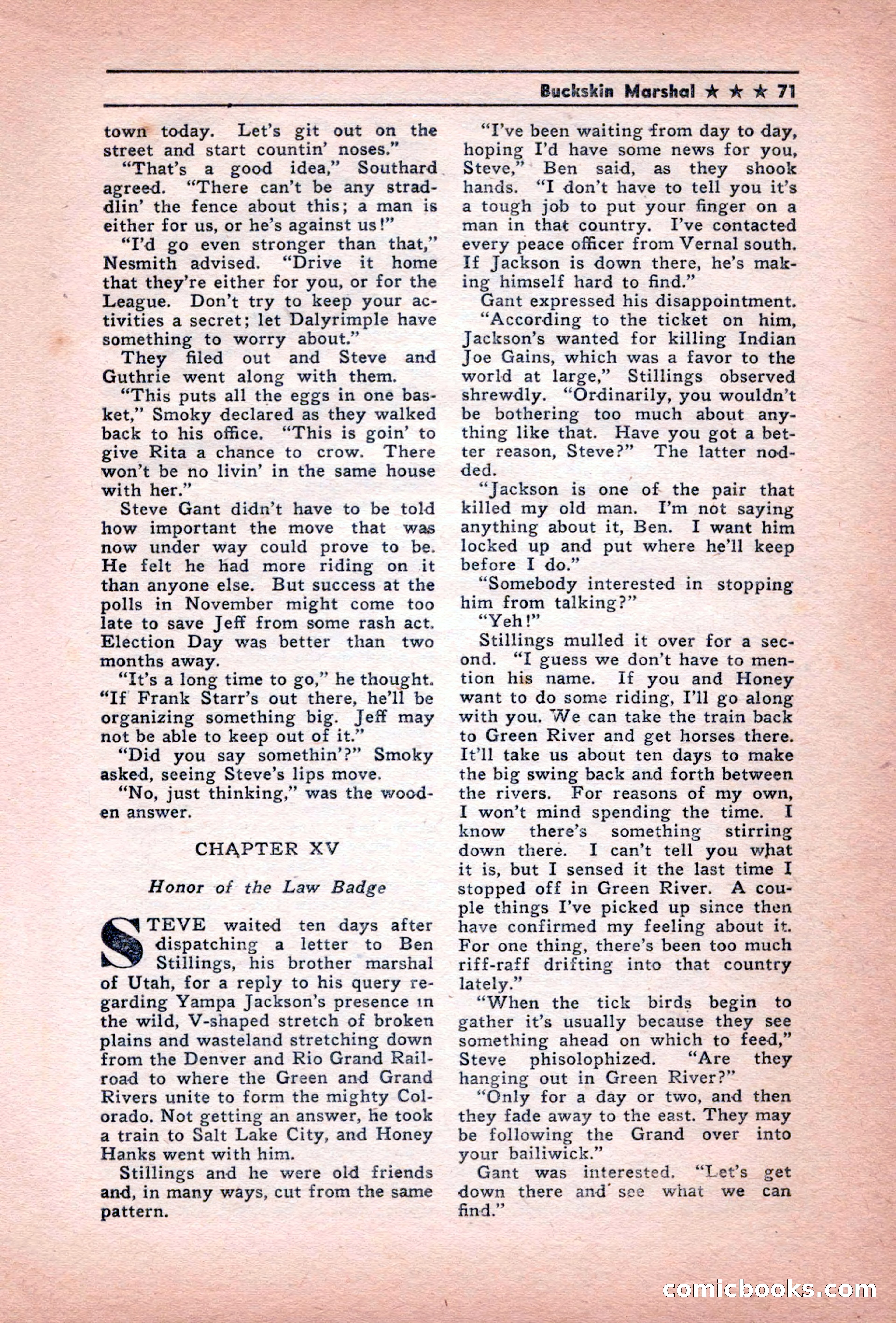 Real Western, December 1944 — page 71 of 116
