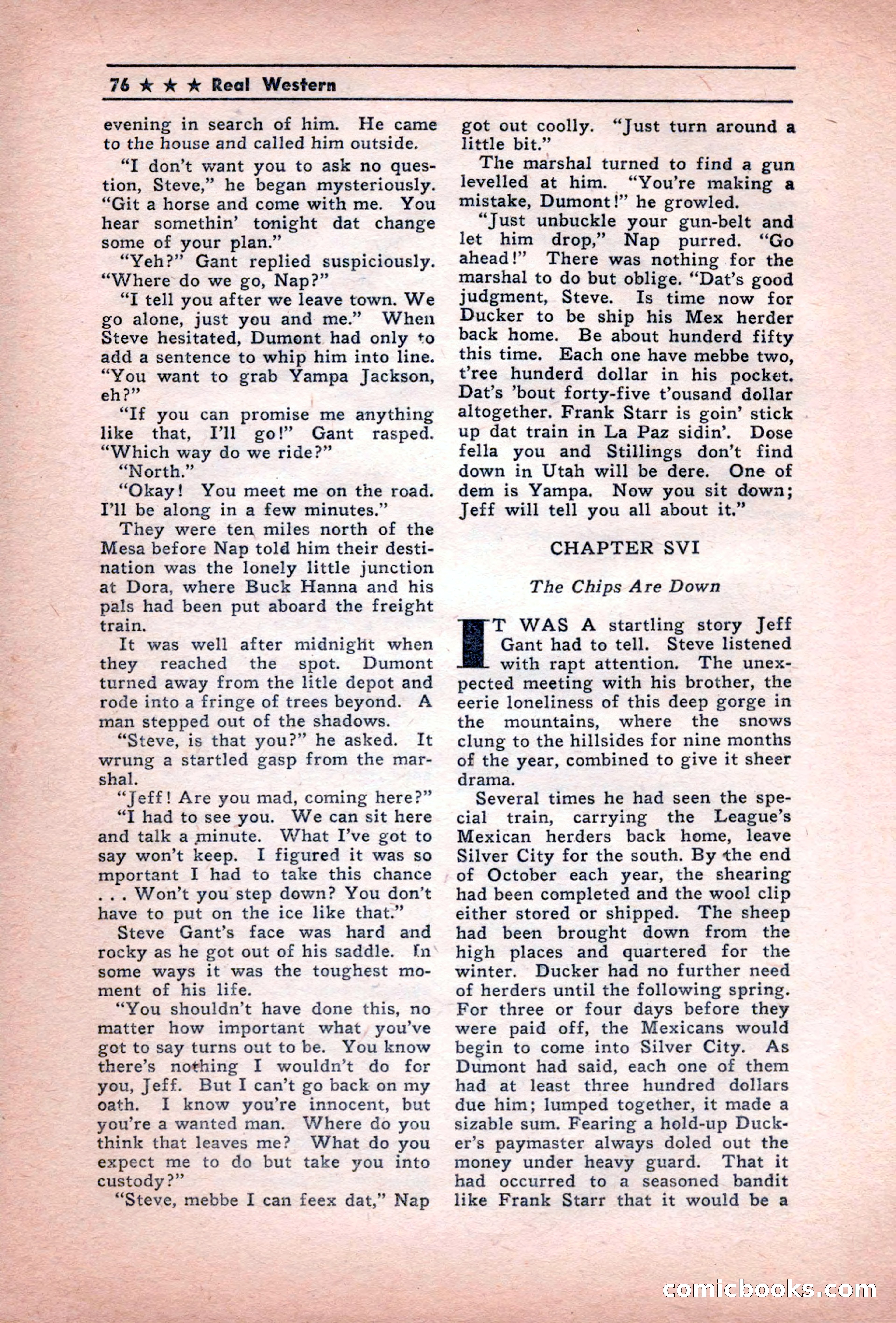 Real Western, December 1944 — page 76 of 116