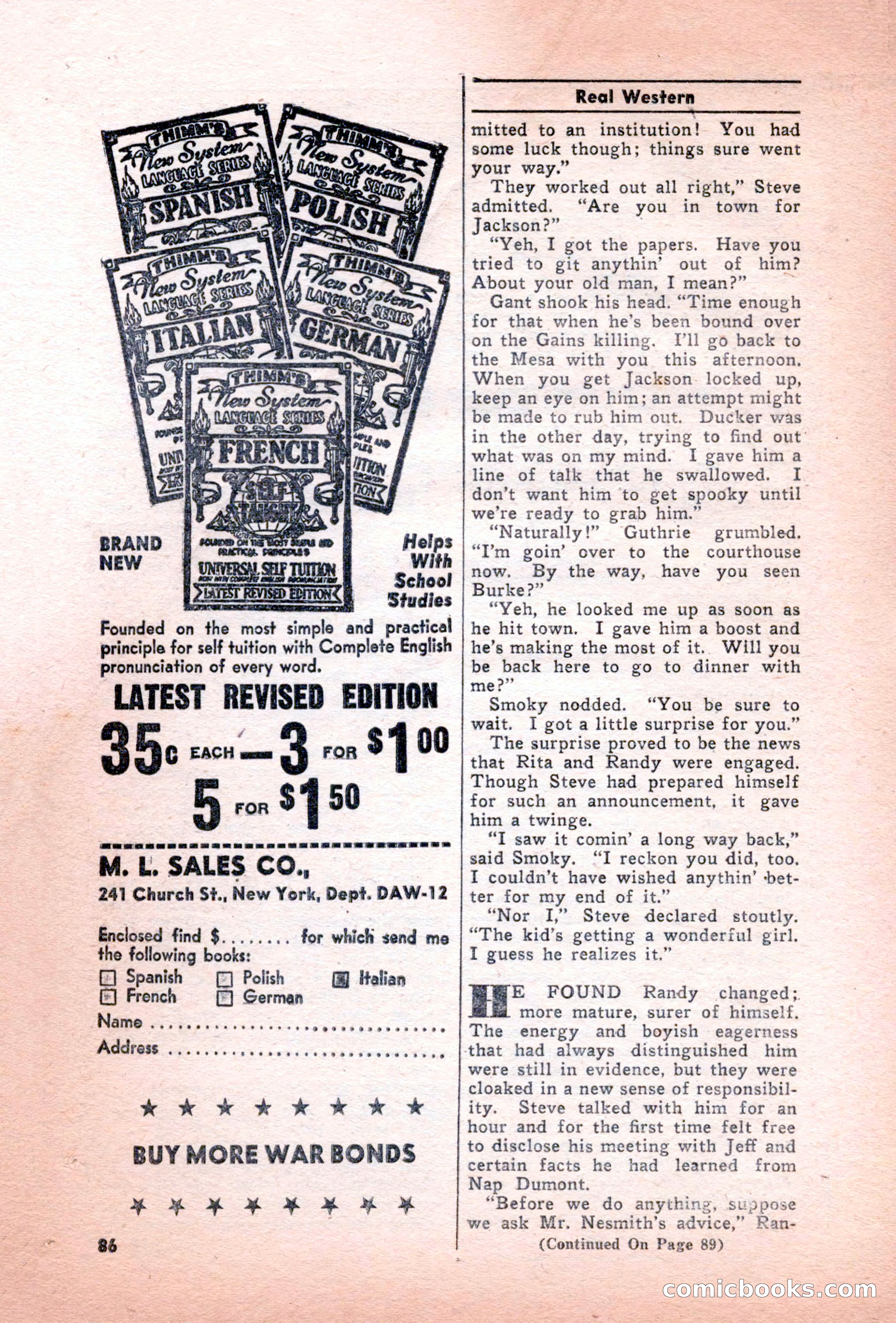 Real Western, December 1944 — page 86 of 116
