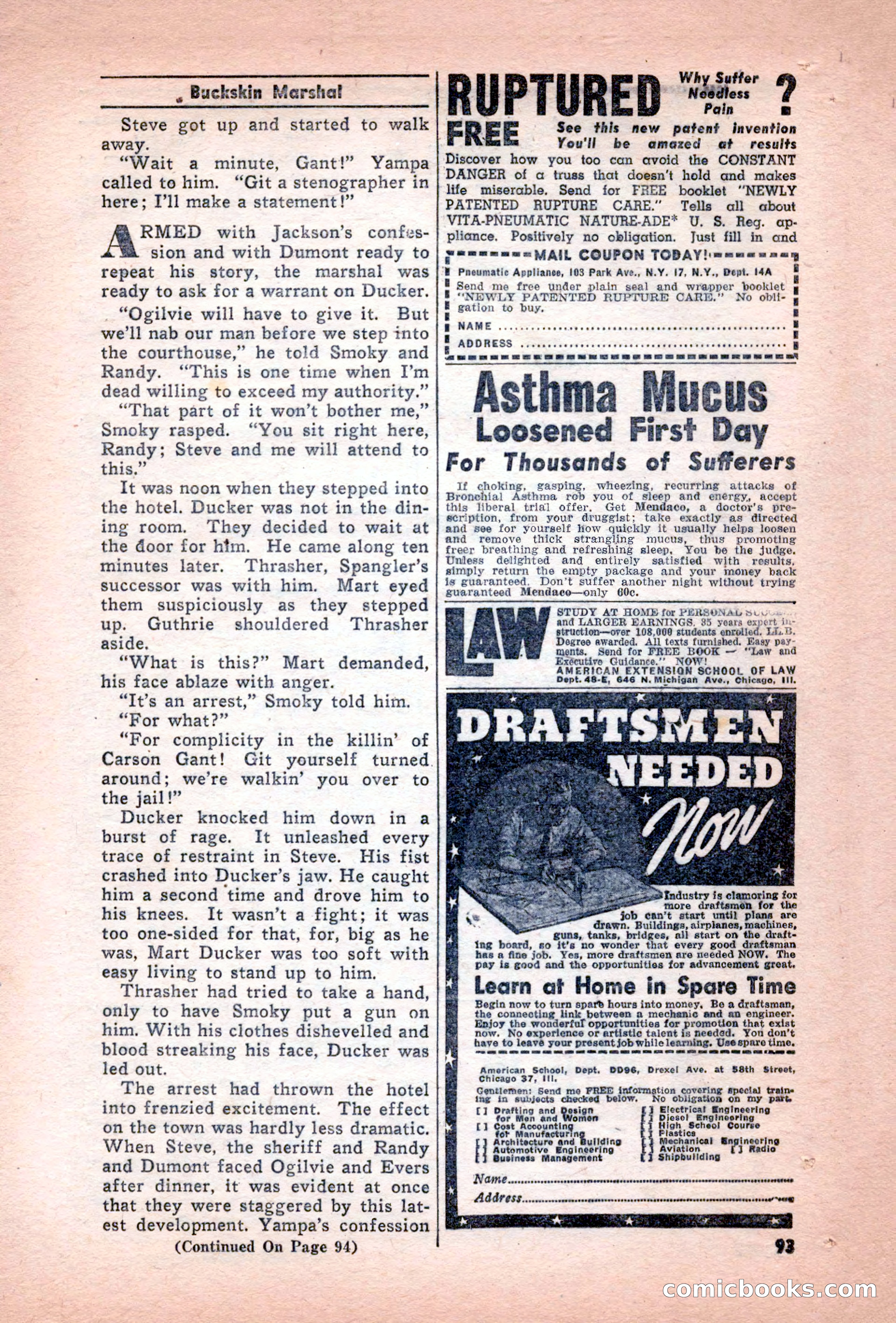 Real Western, December 1944 — page 93 of 116