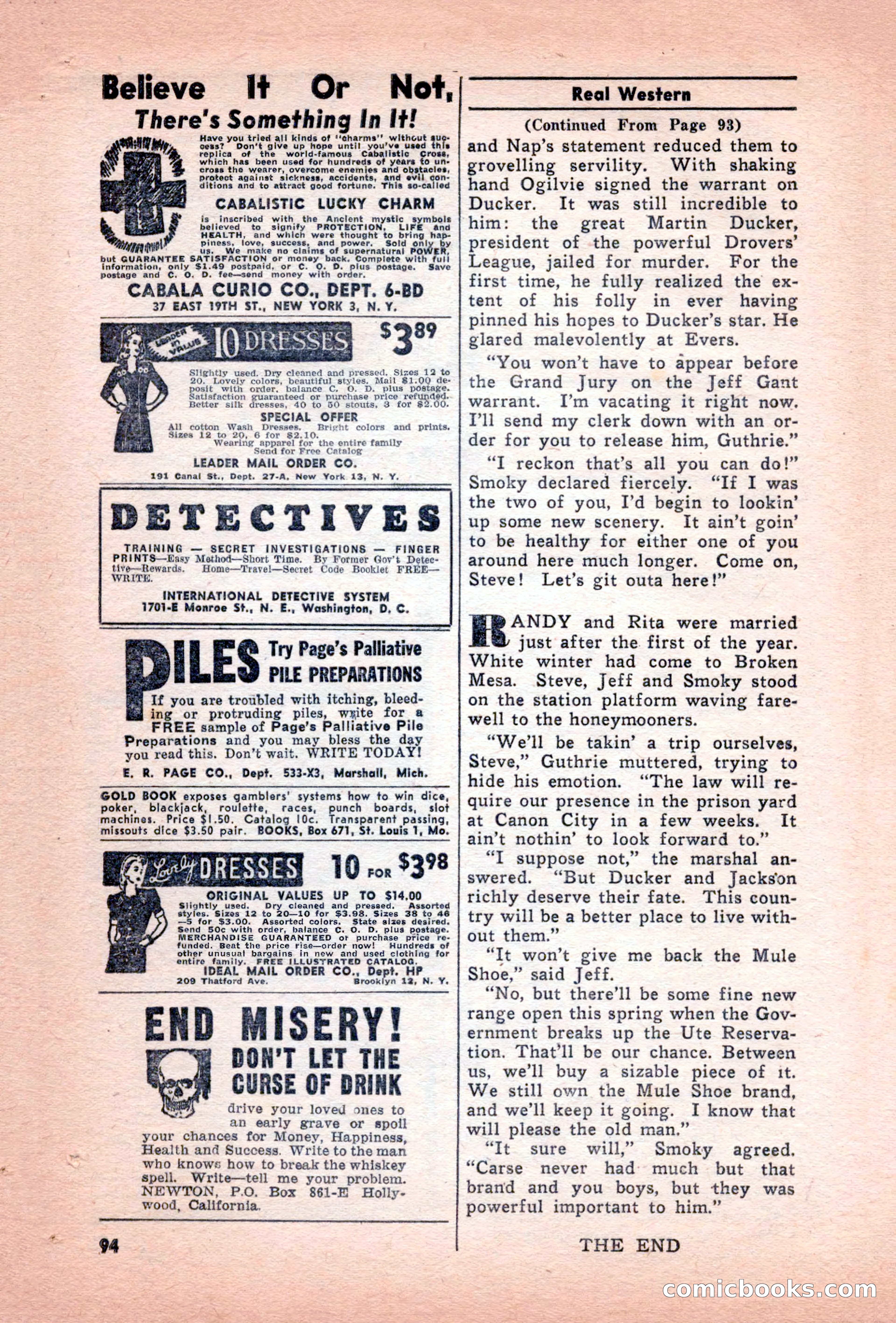 Real Western, December 1944 — page 94 of 116