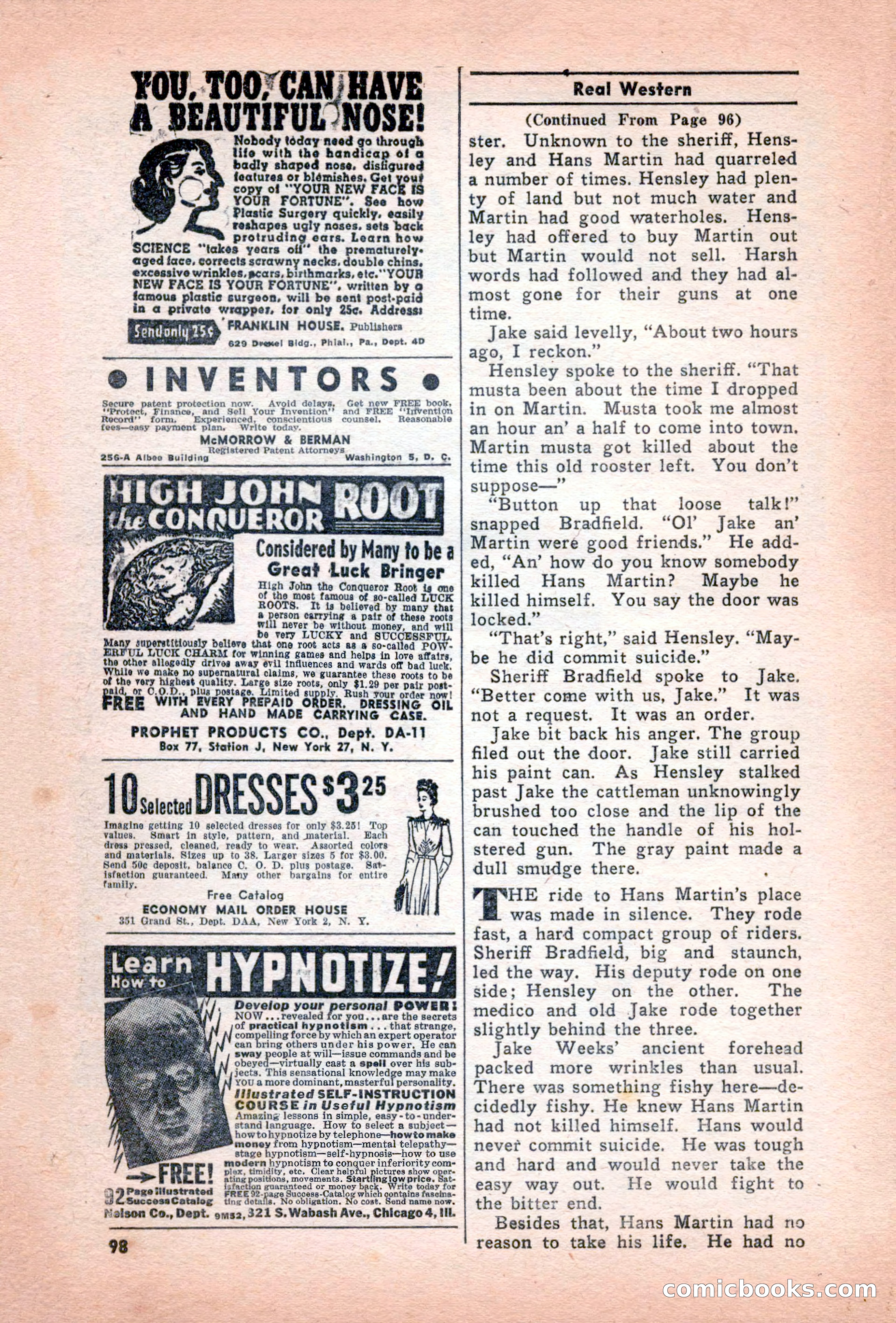 Real Western, December 1944 — page 98 of 116