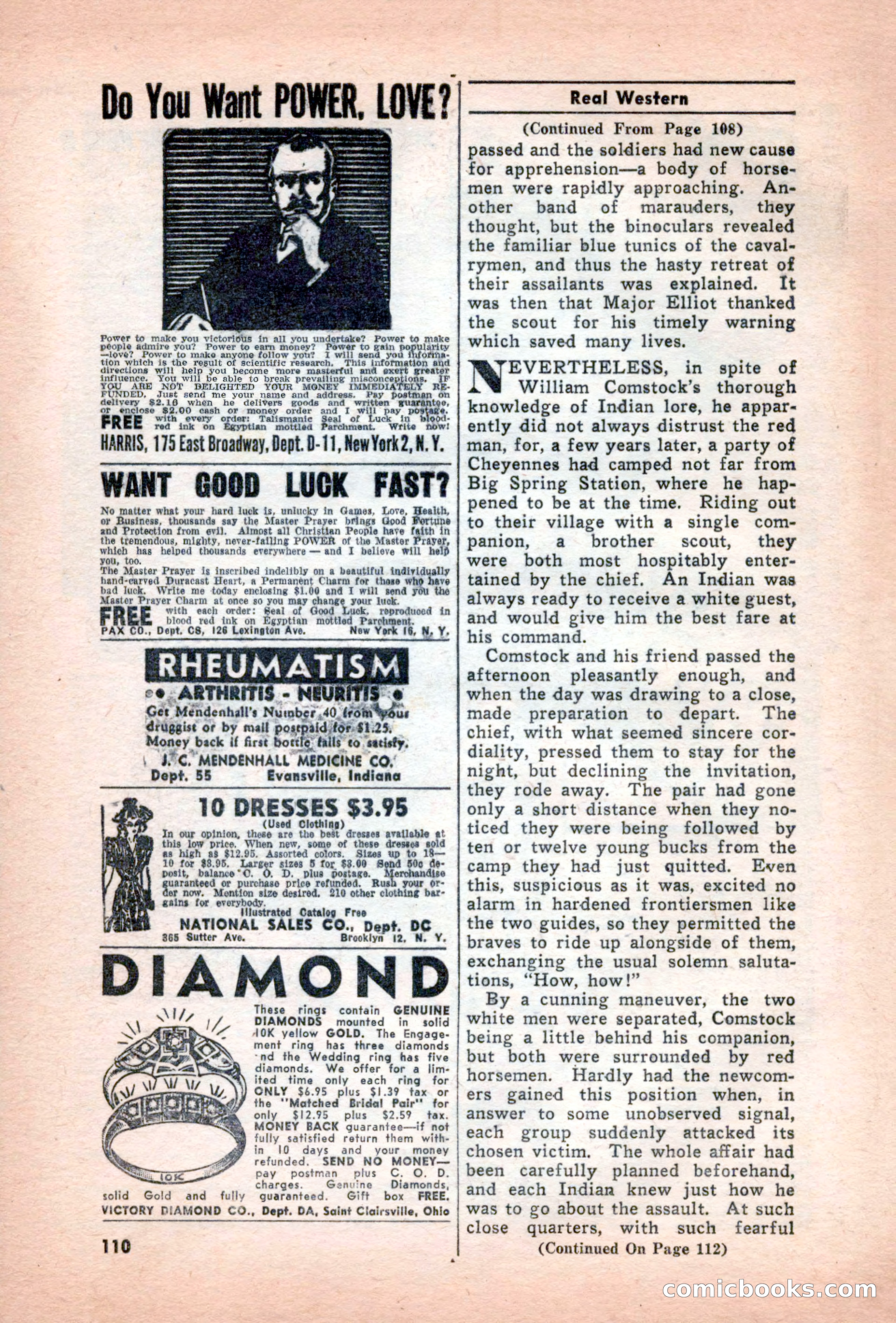 Real Western, December 1944 — page 110 of 116