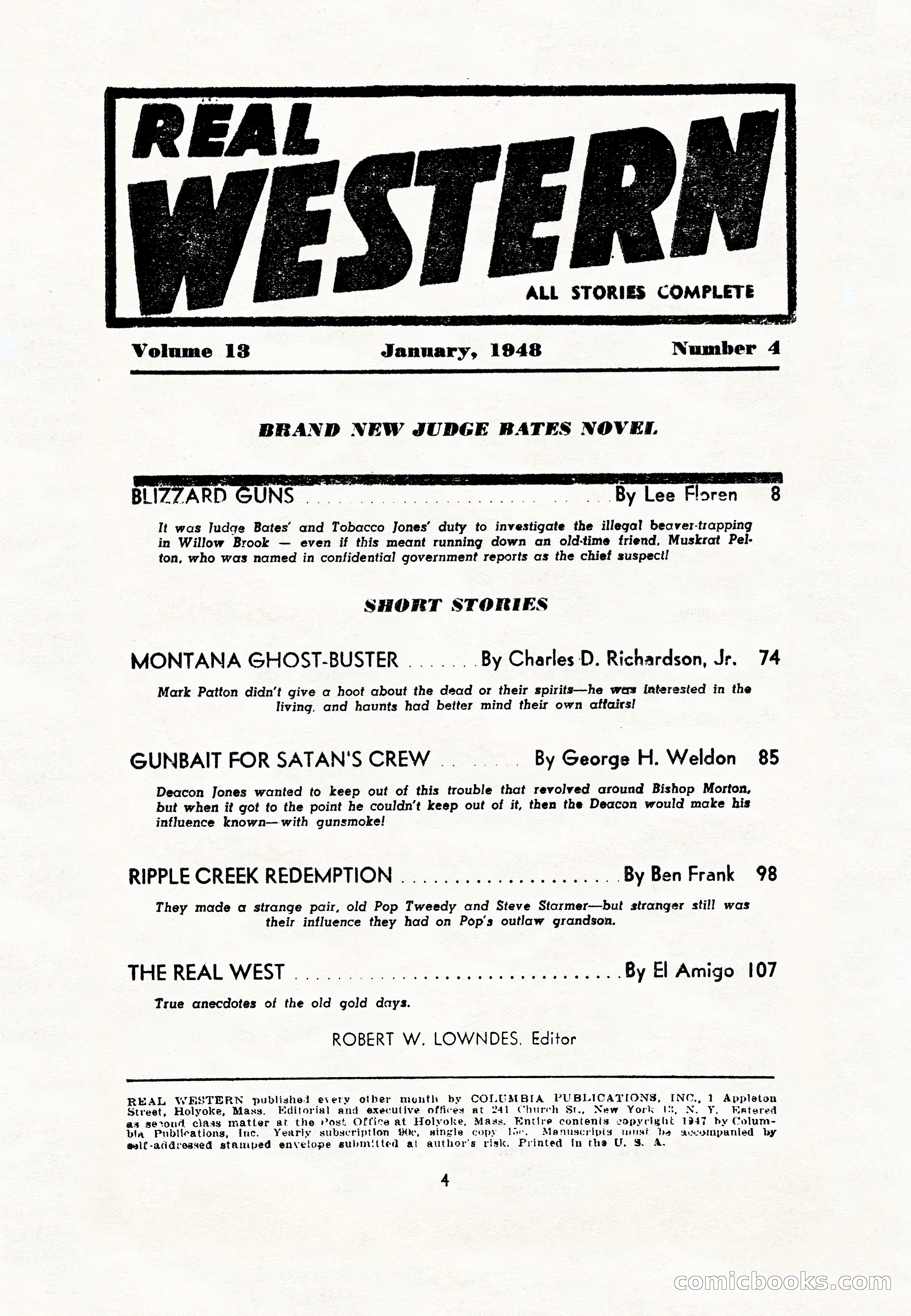 Real Western, January 1948 — page 4 of 116