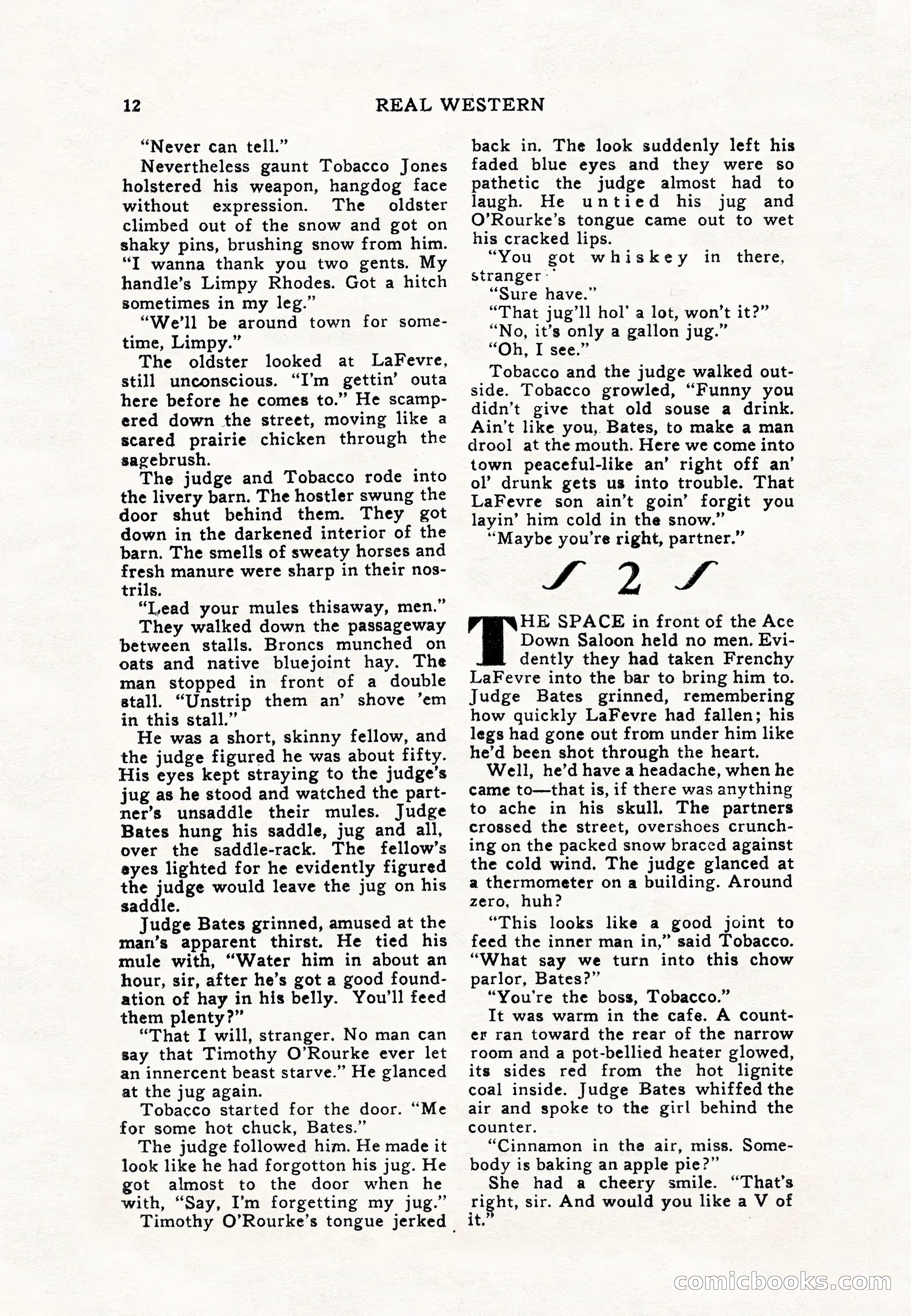 Real Western, January 1948 — page 12 of 116