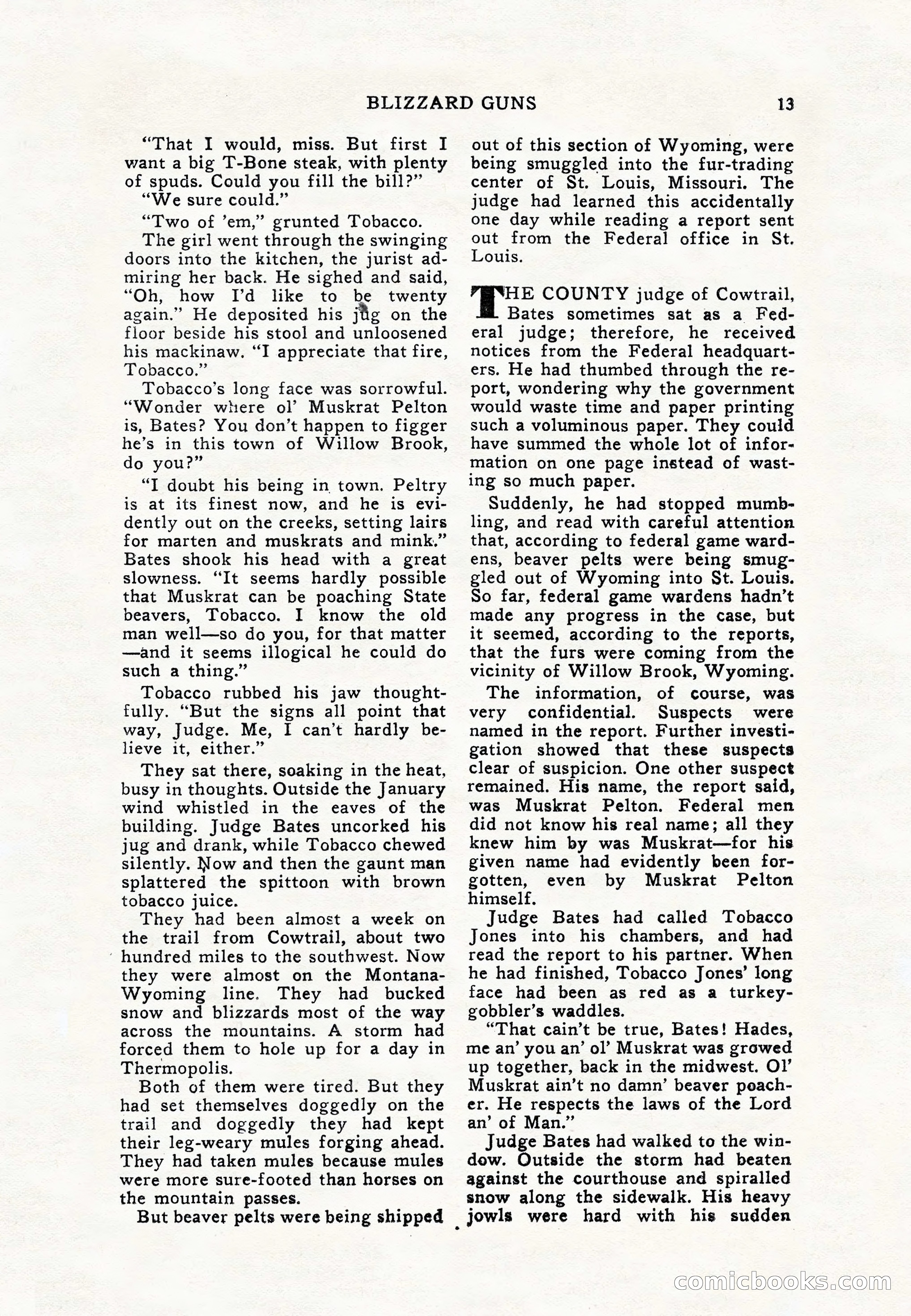 Real Western, January 1948 — page 13 of 116