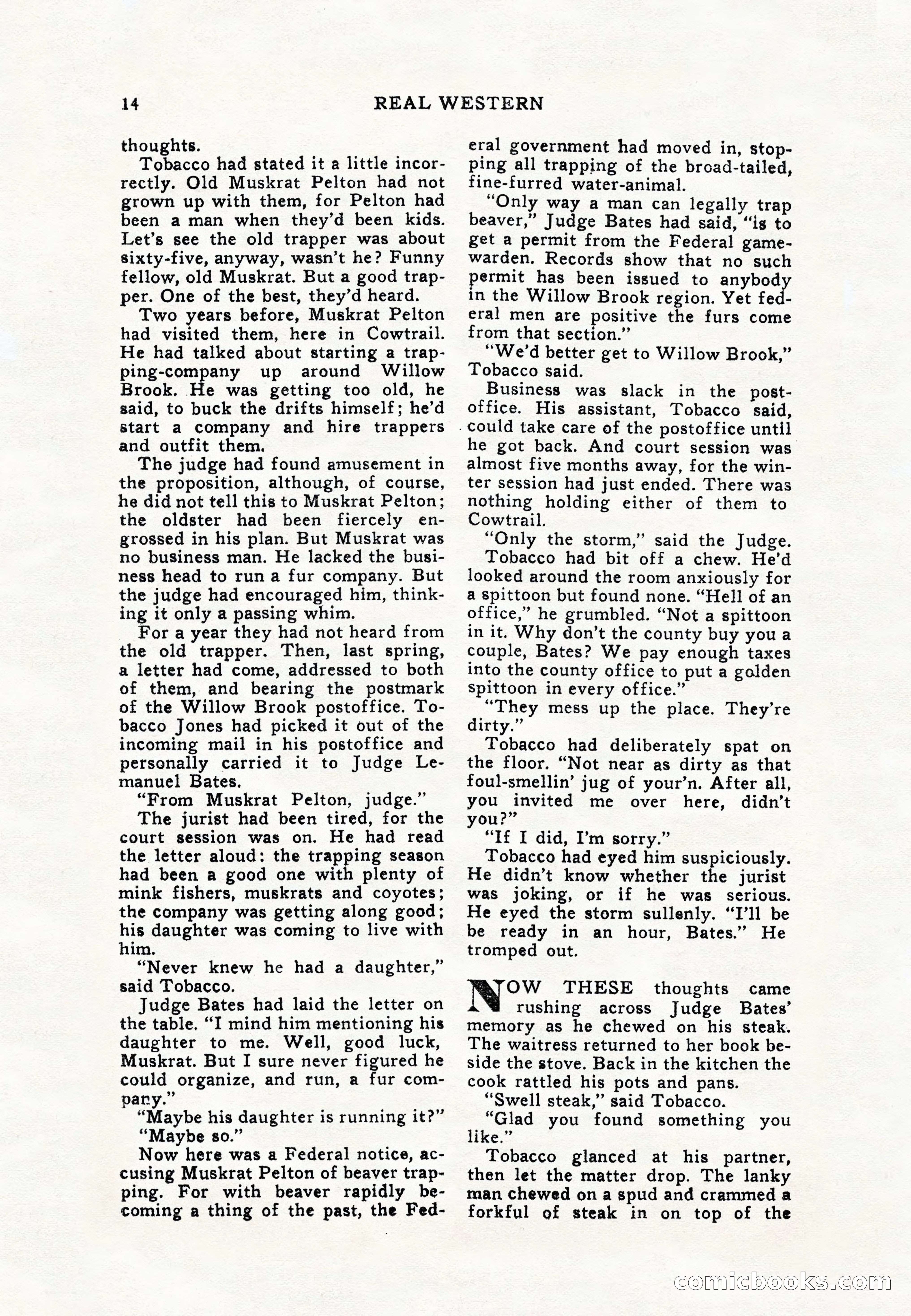 Real Western, January 1948 — page 14 of 116