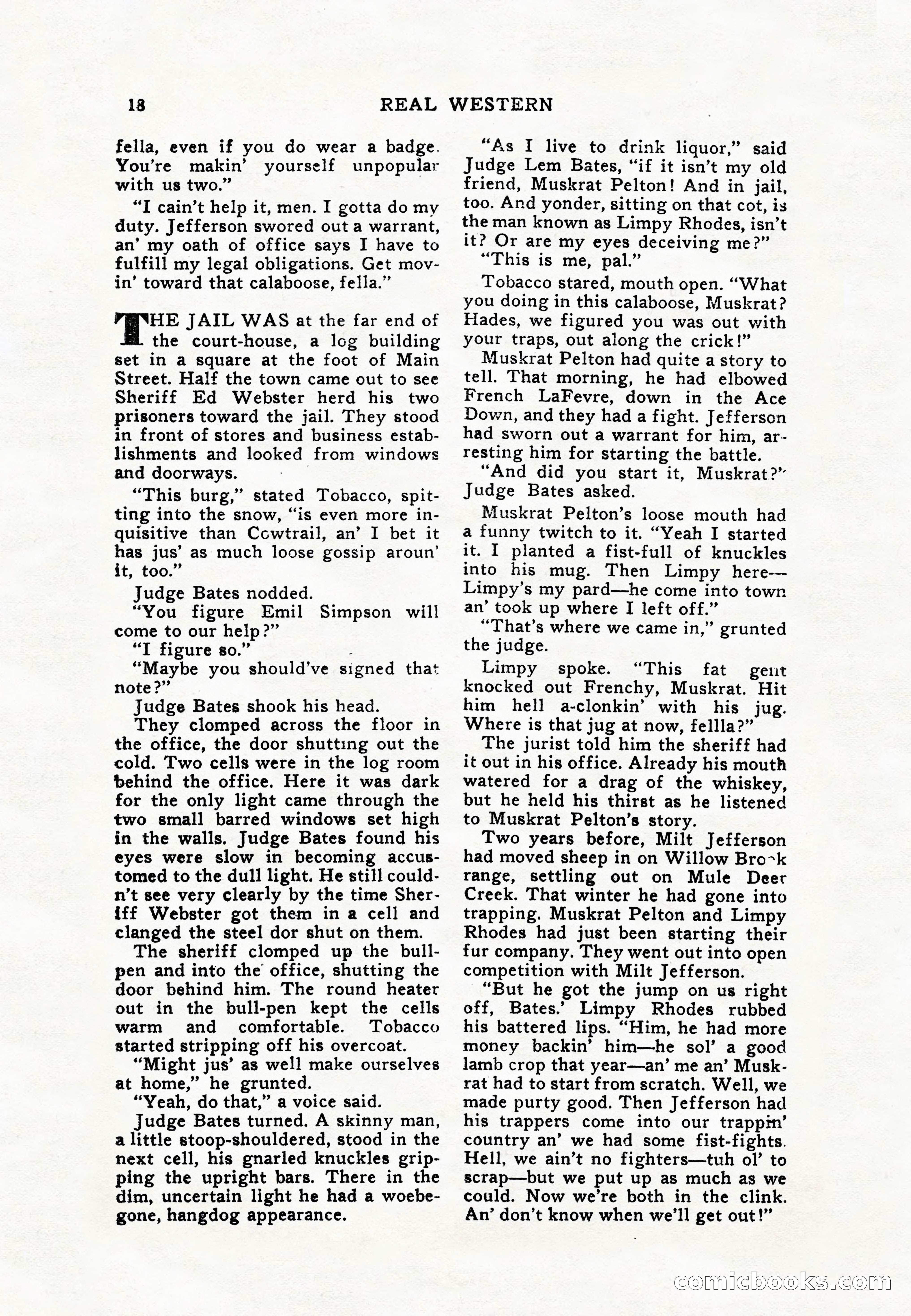 Real Western, January 1948 — page 18 of 116