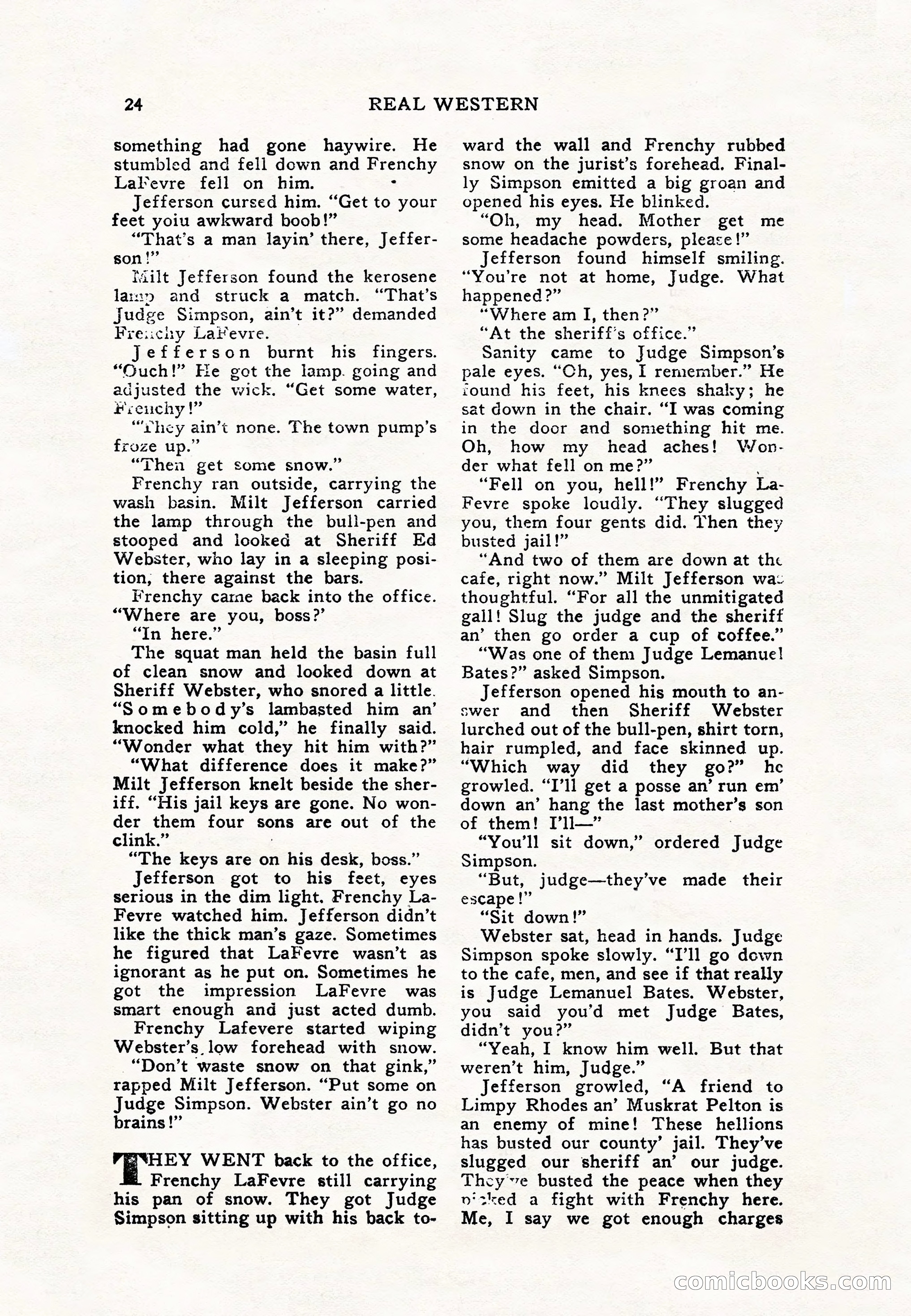 Real Western, January 1948 — page 24 of 116