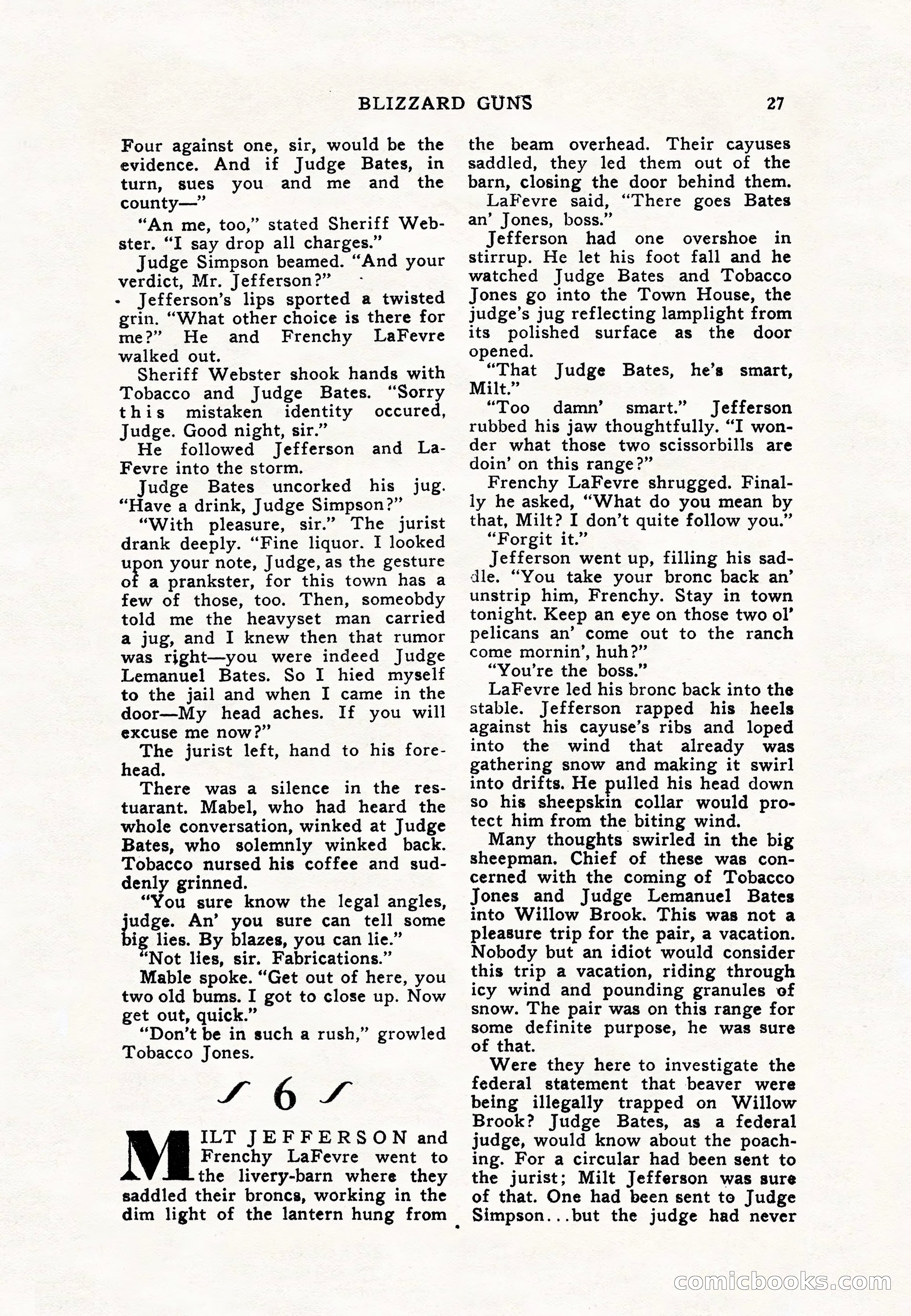 Real Western, January 1948 — page 27 of 116