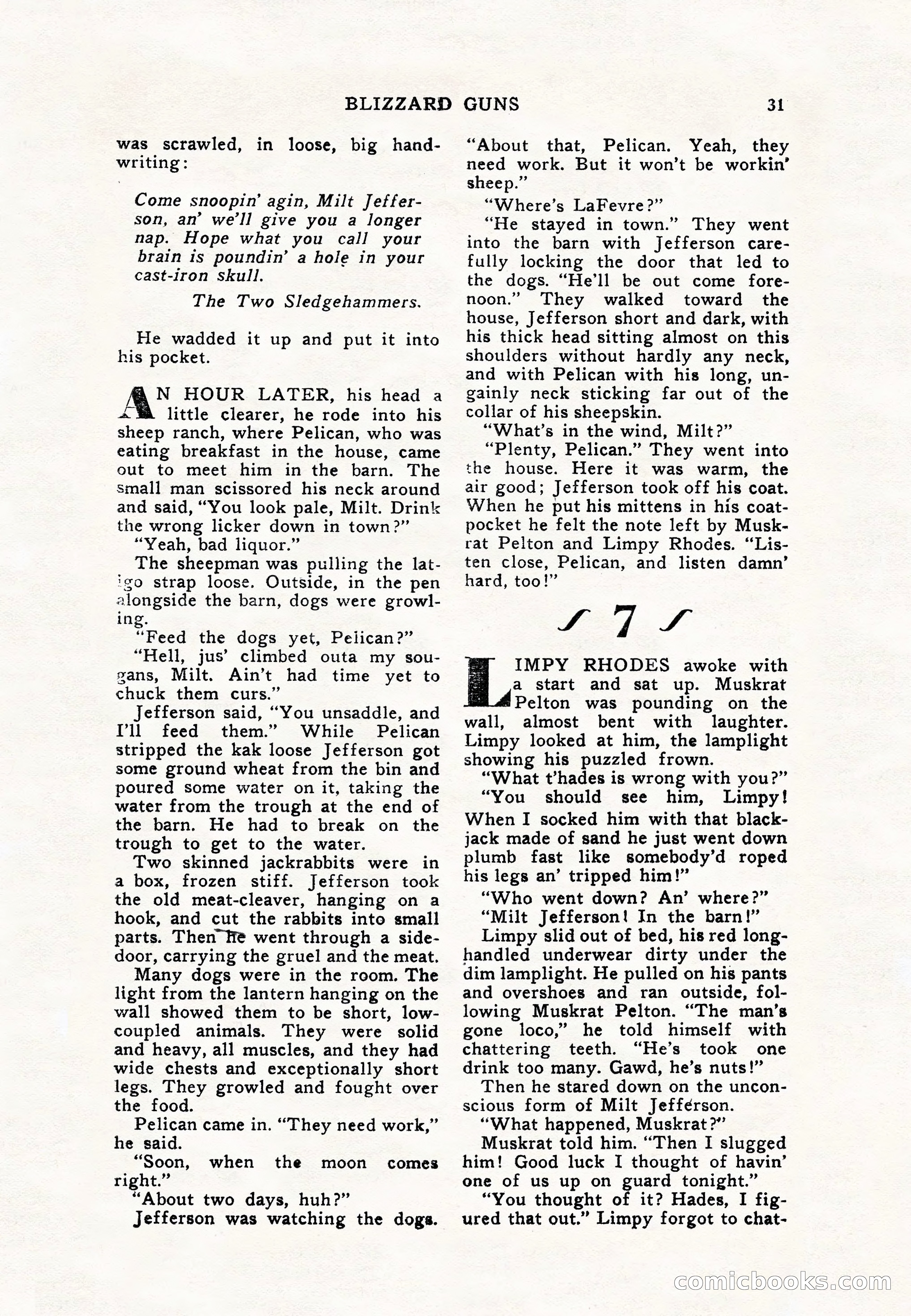 Real Western, January 1948 — page 31 of 116