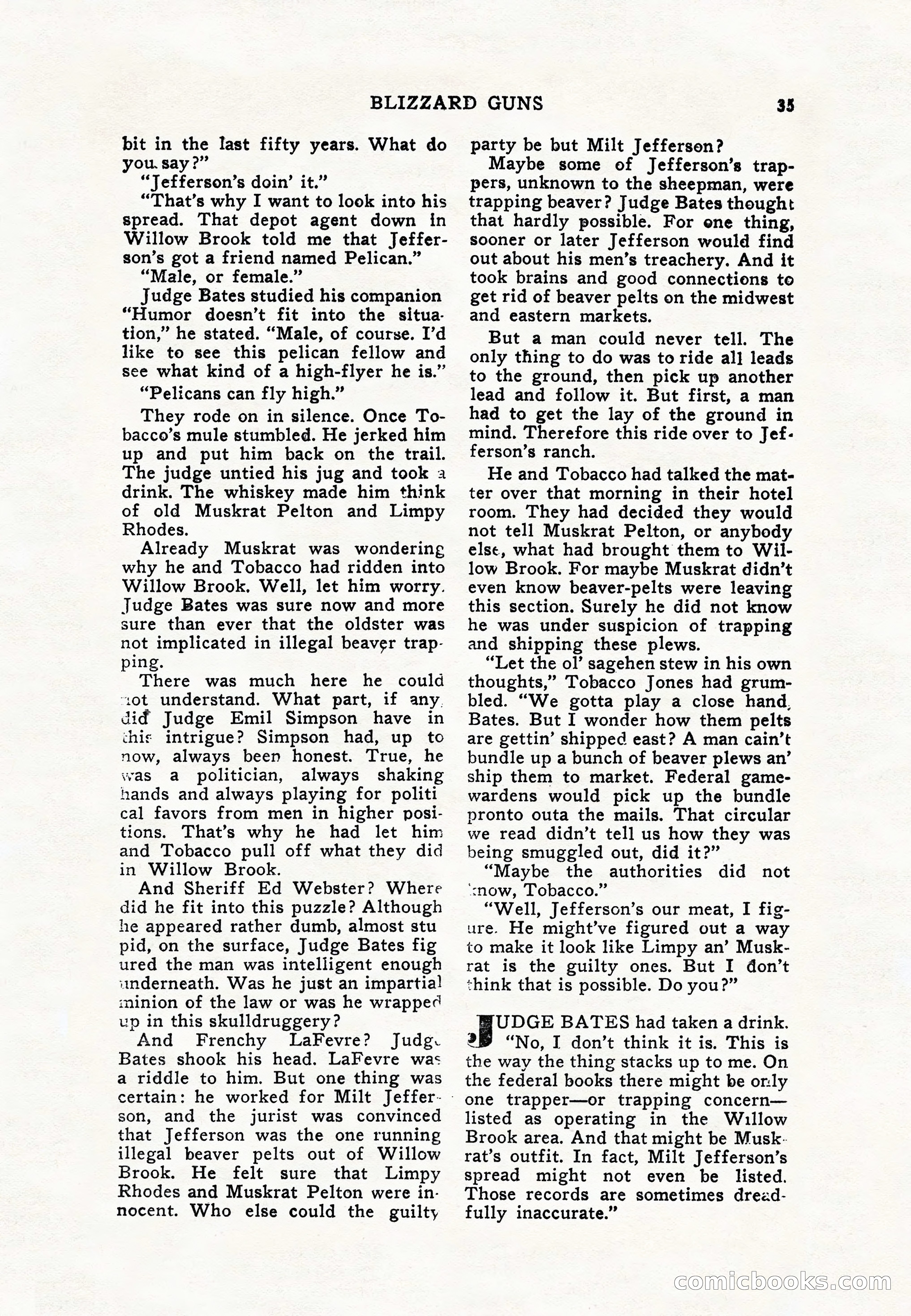 Real Western, January 1948 — page 35 of 116