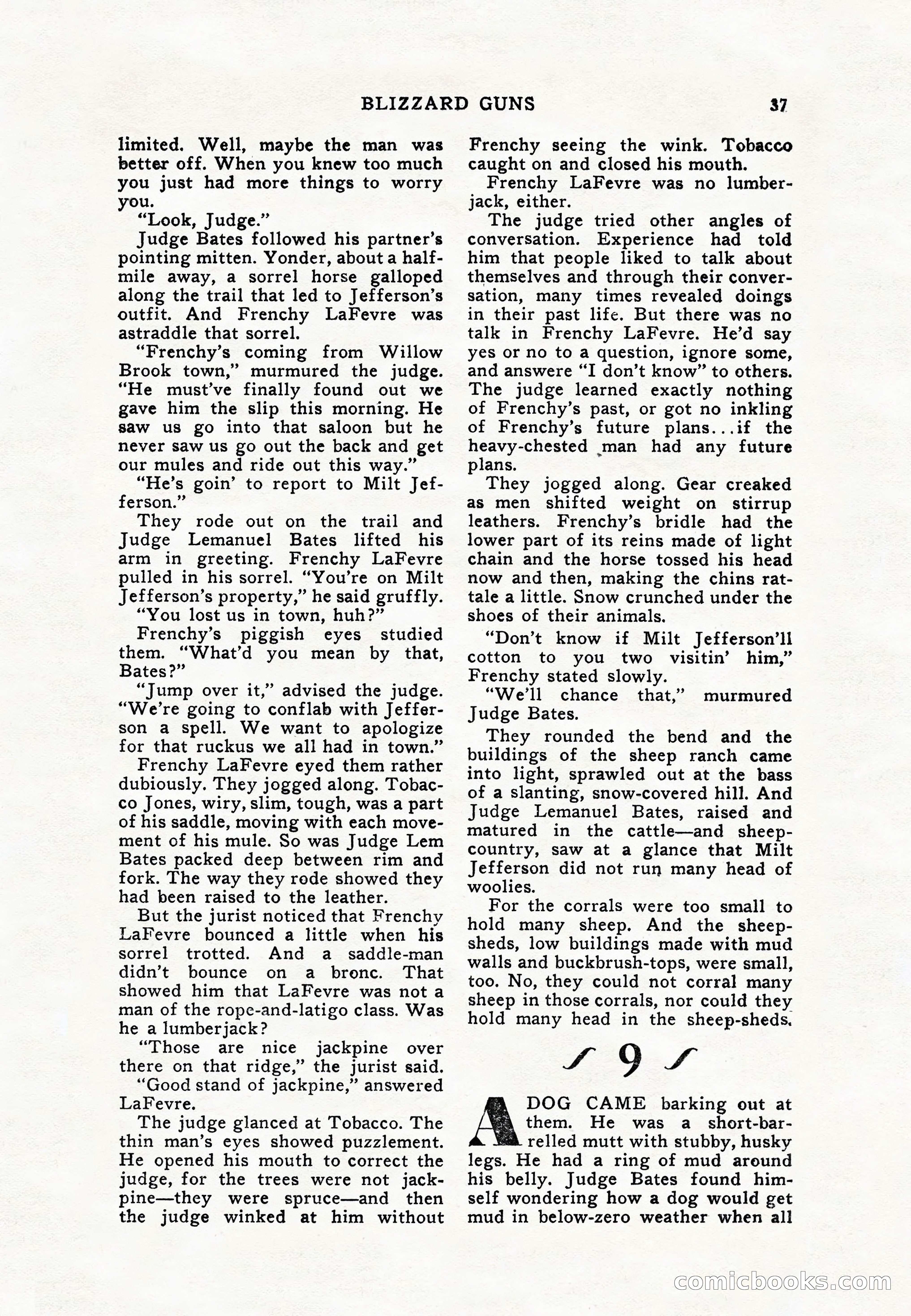 Real Western, January 1948 — page 37 of 116