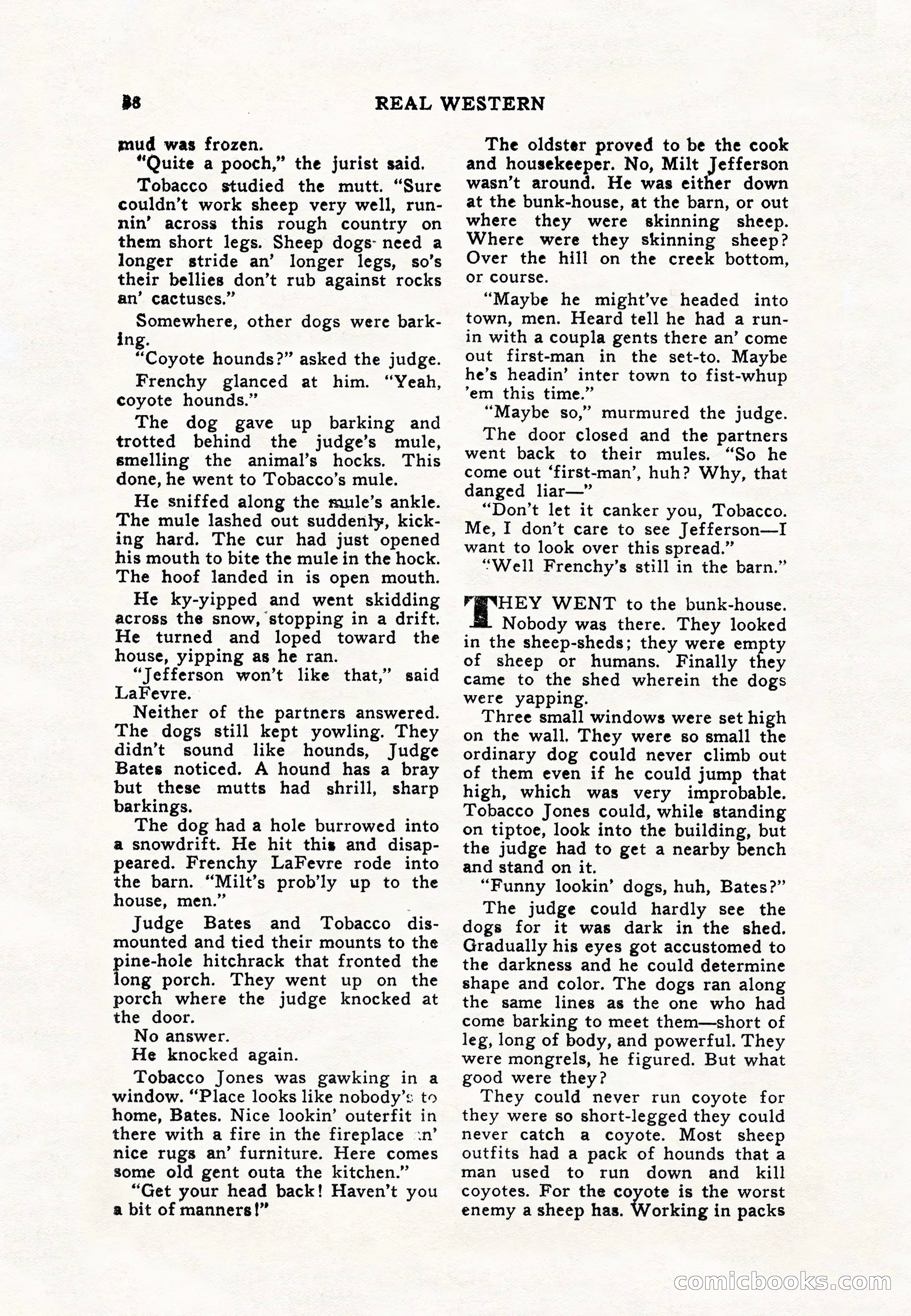 Real Western, January 1948 — page 38 of 116
