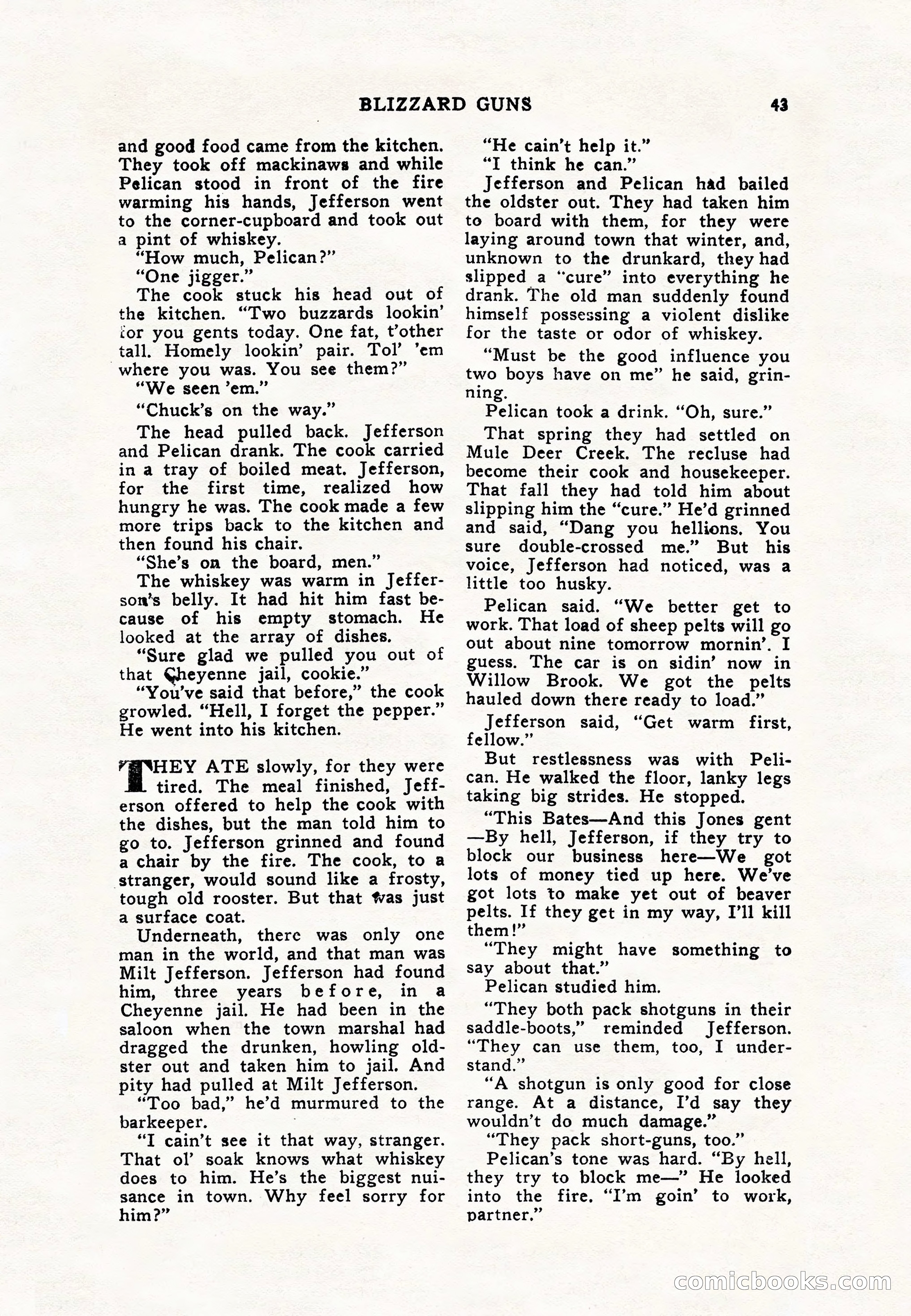 Real Western, January 1948 — page 43 of 116