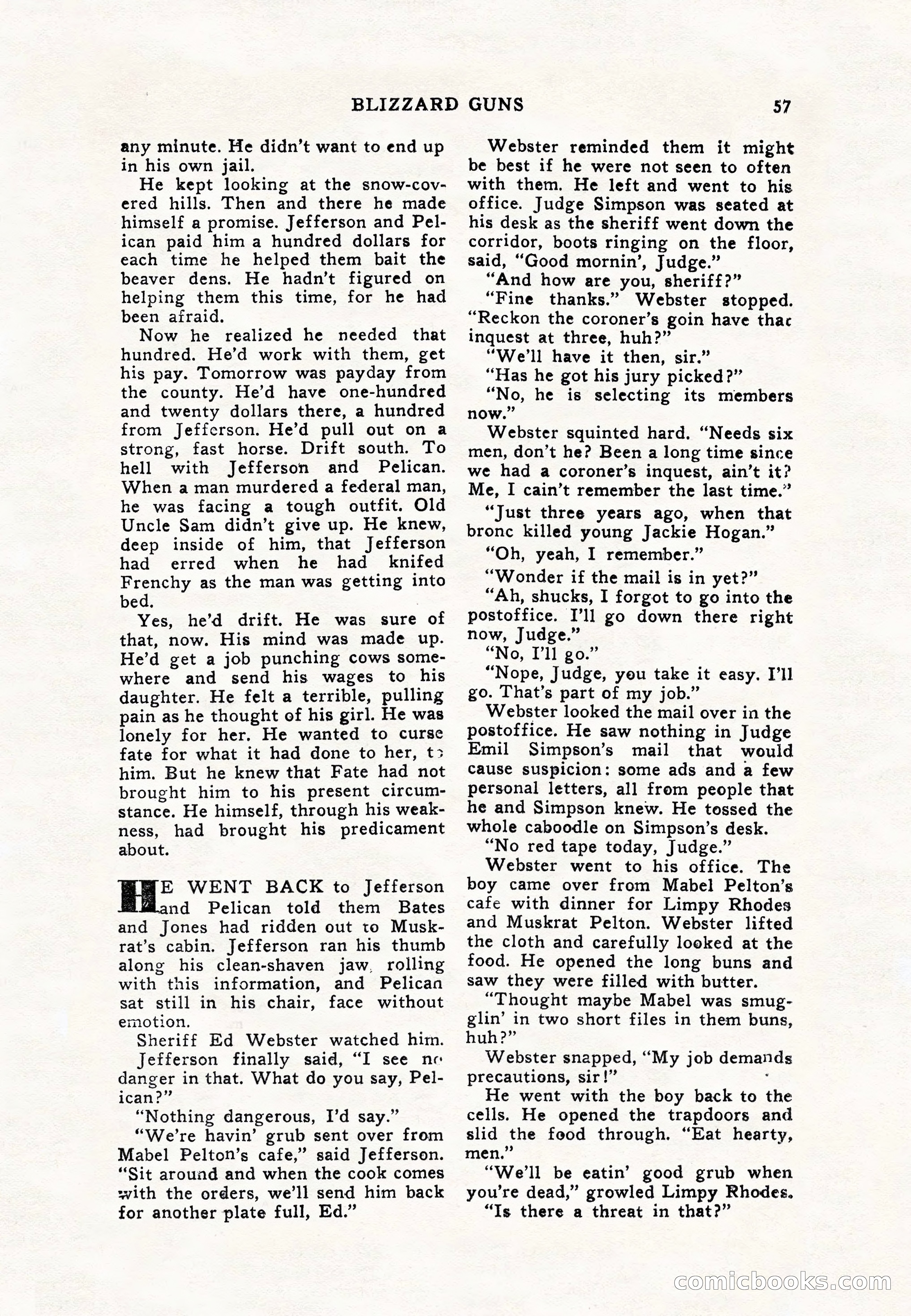 Real Western, January 1948 — page 57 of 116