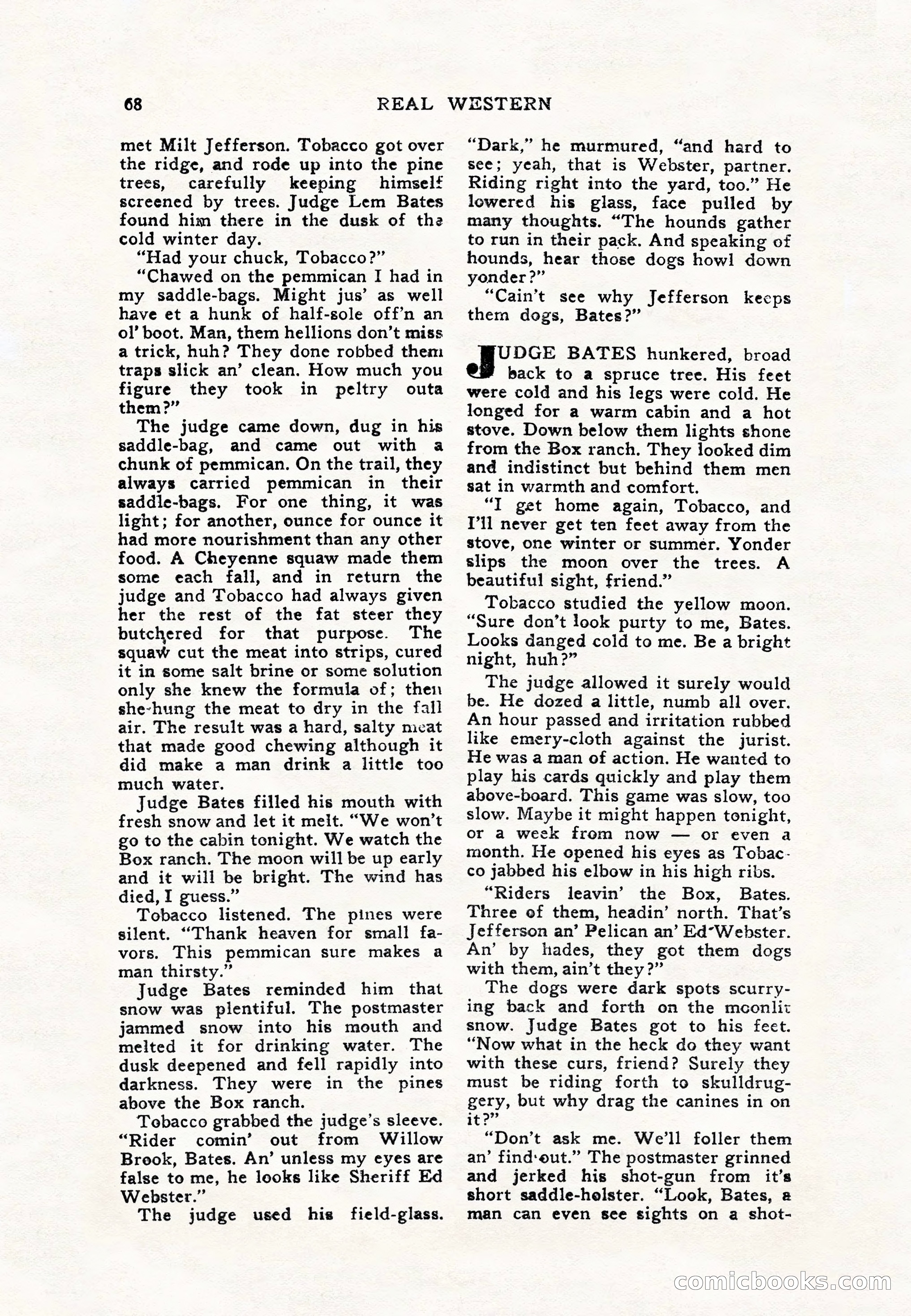 Real Western, January 1948 — page 68 of 116