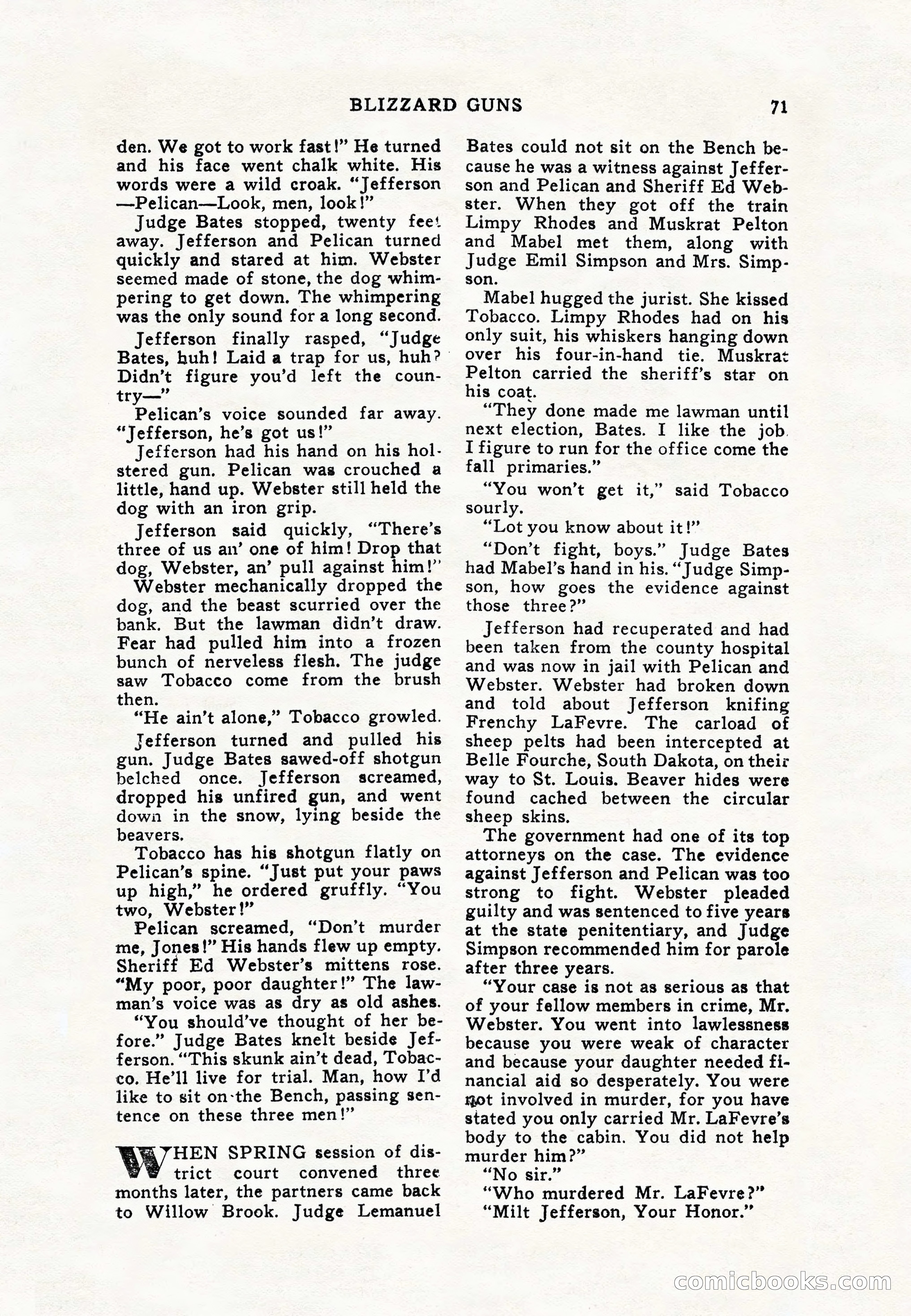 Real Western, January 1948 — page 71 of 116