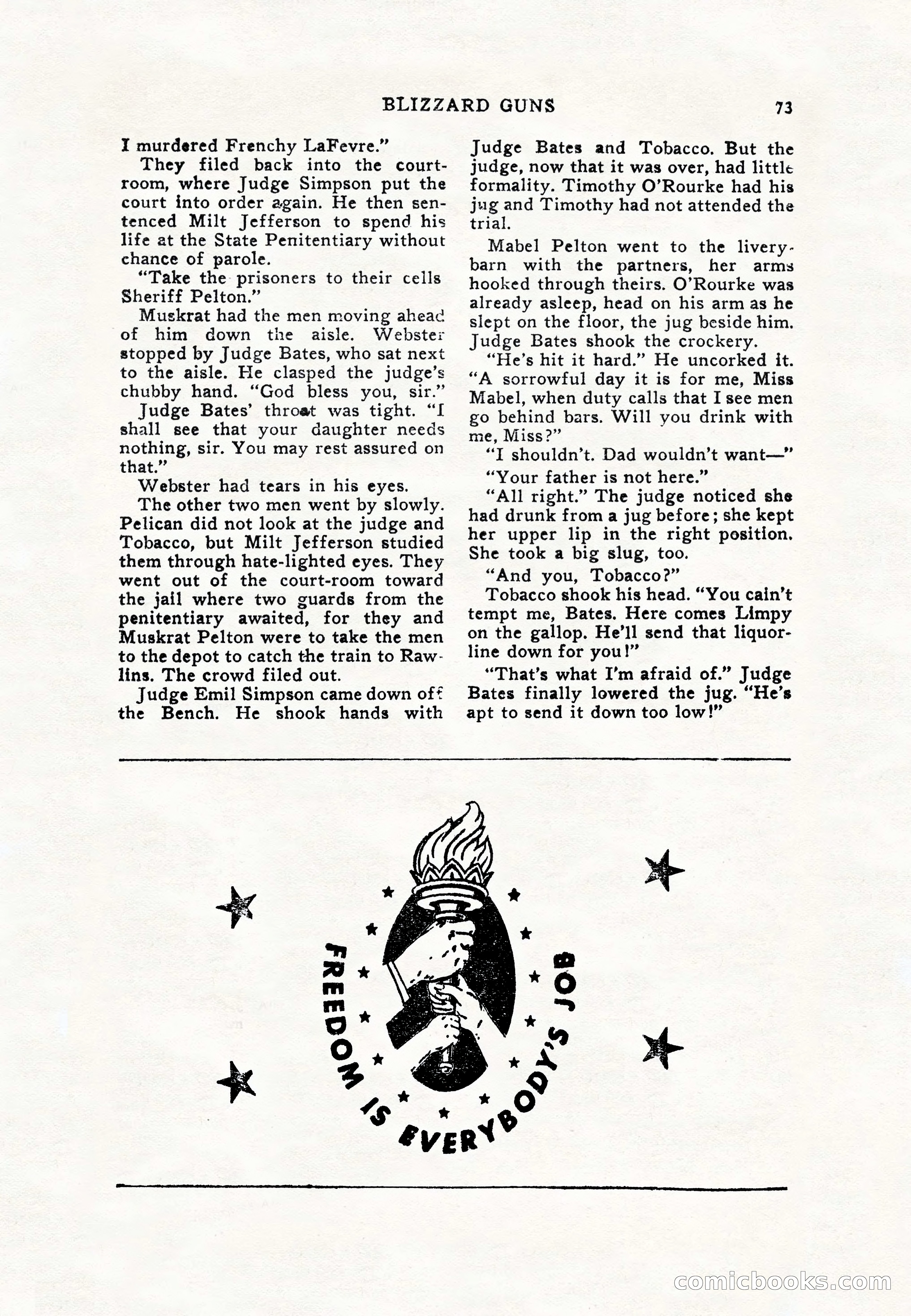 Real Western, January 1948 — page 73 of 116