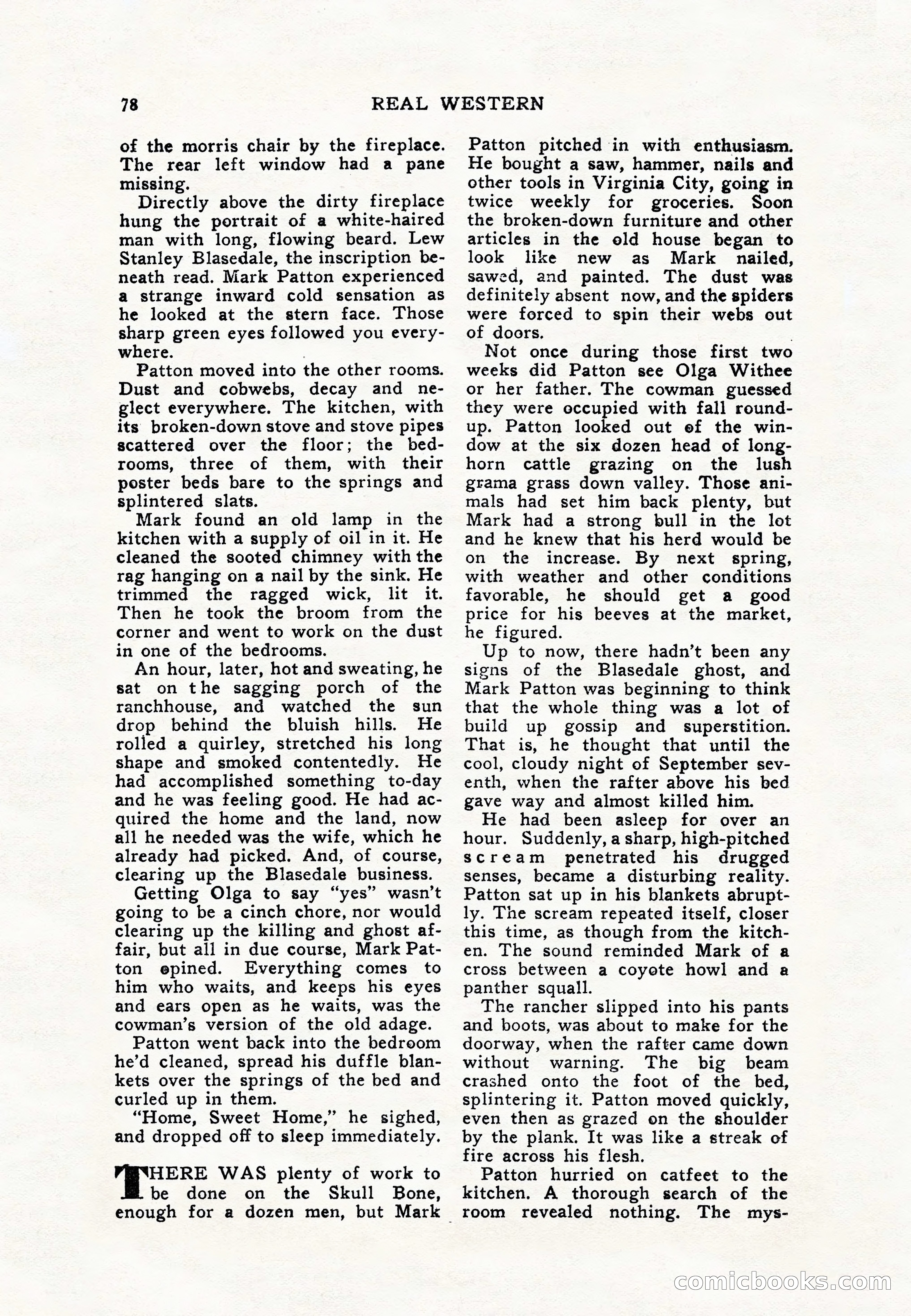 Real Western, January 1948 — page 78 of 116