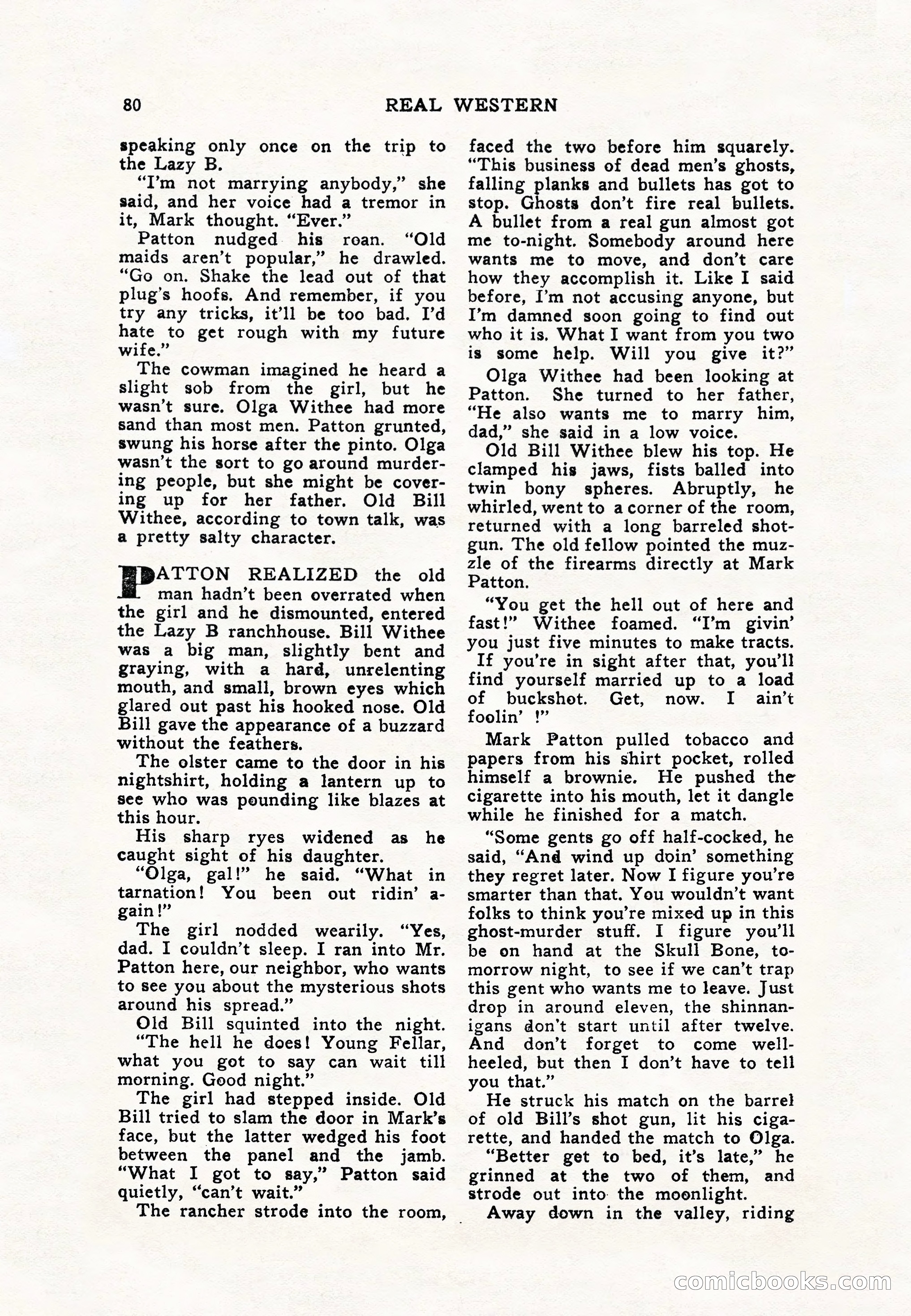 Real Western, January 1948 — page 80 of 116