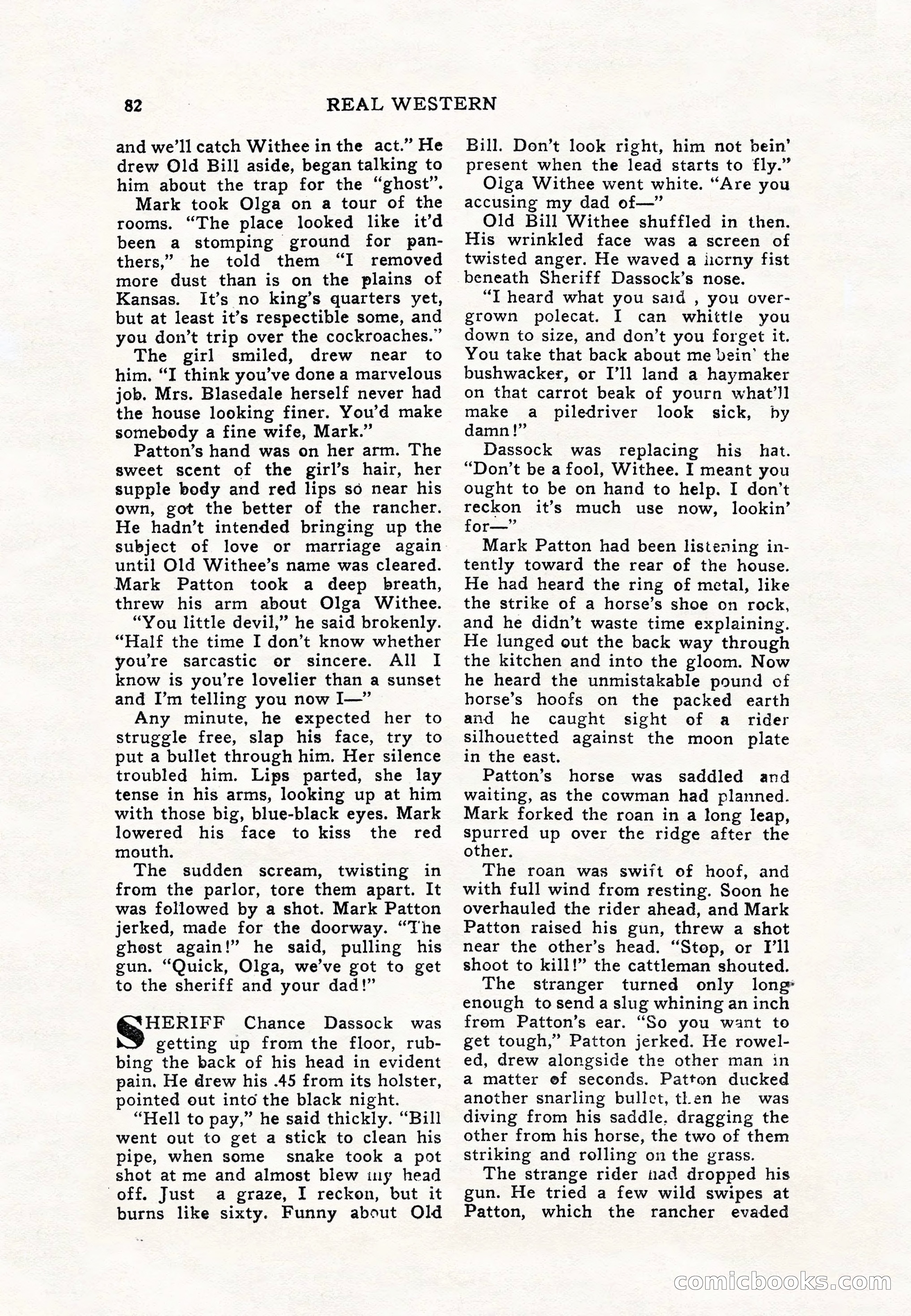 Real Western, January 1948 — page 82 of 116