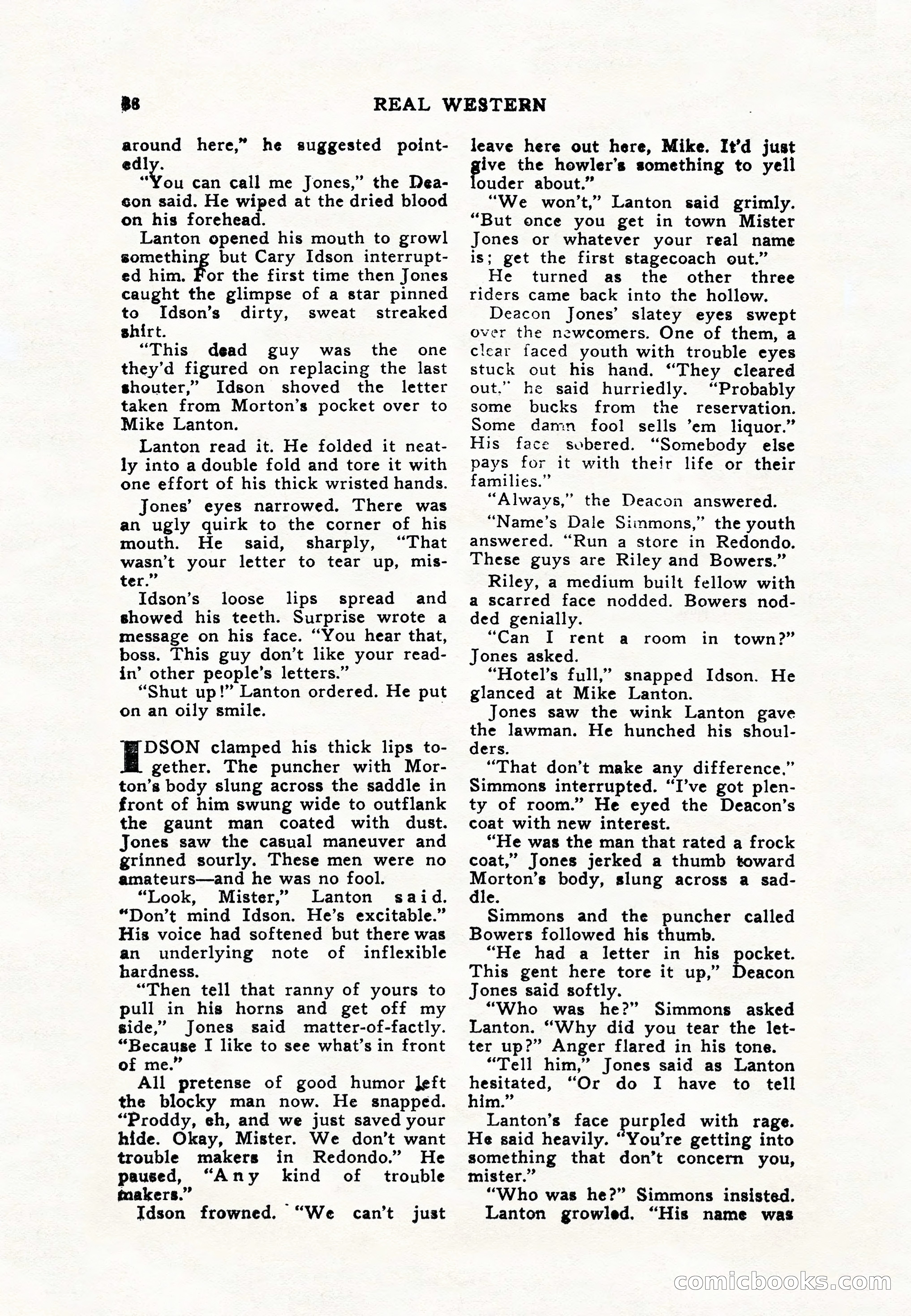 Real Western, January 1948 — page 88 of 116