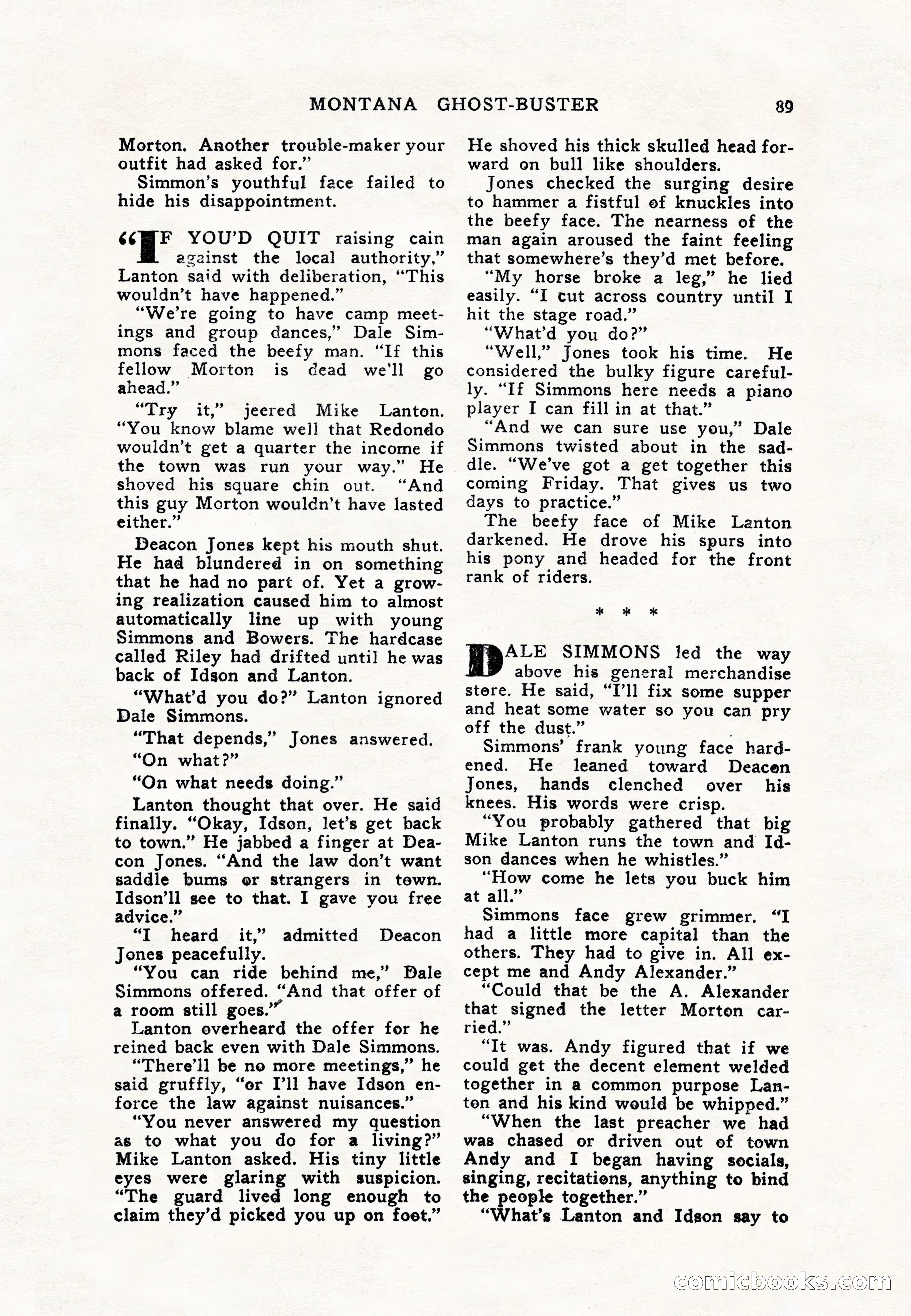 Real Western, January 1948 — page 89 of 116