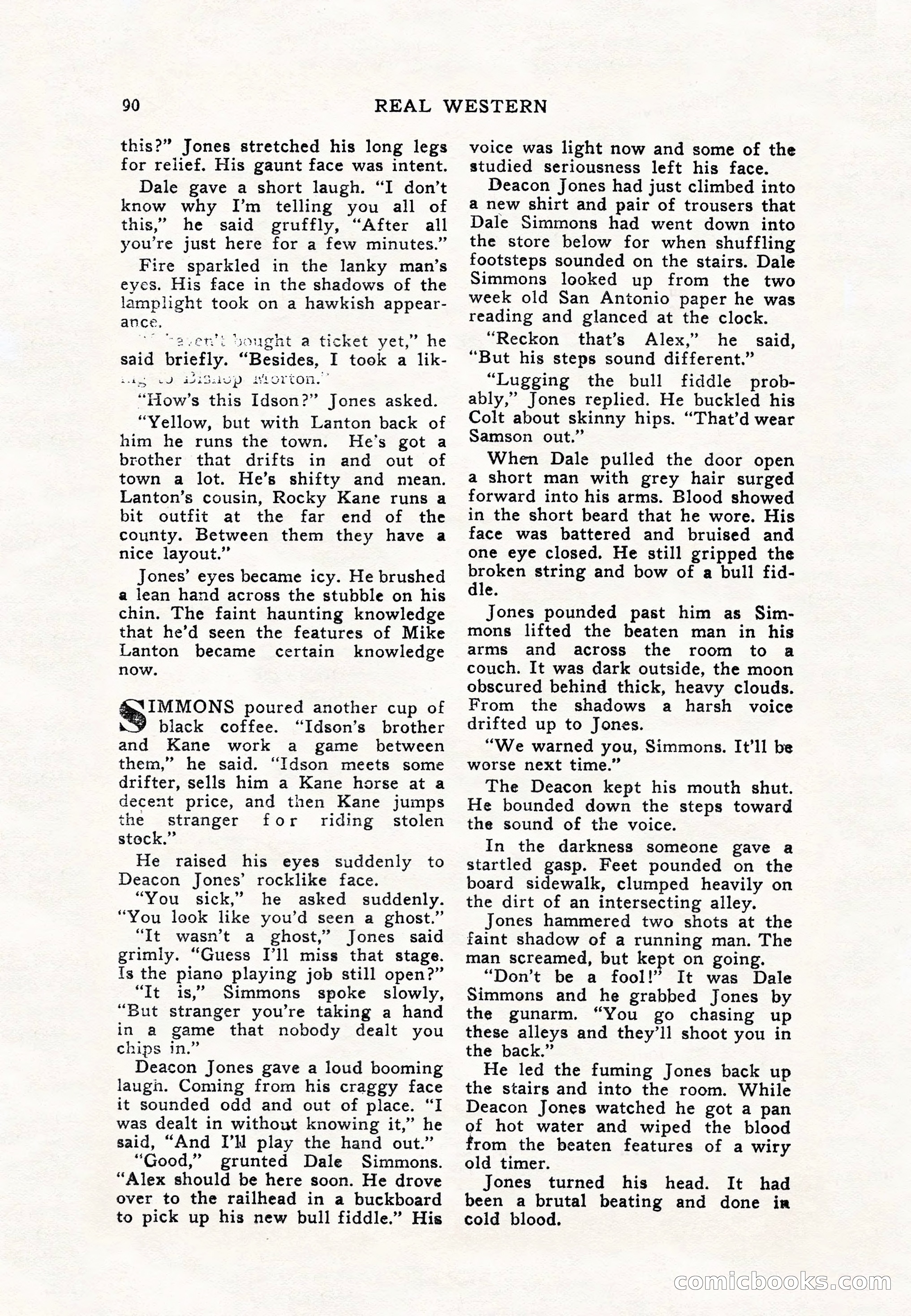 Real Western, January 1948 — page 90 of 116