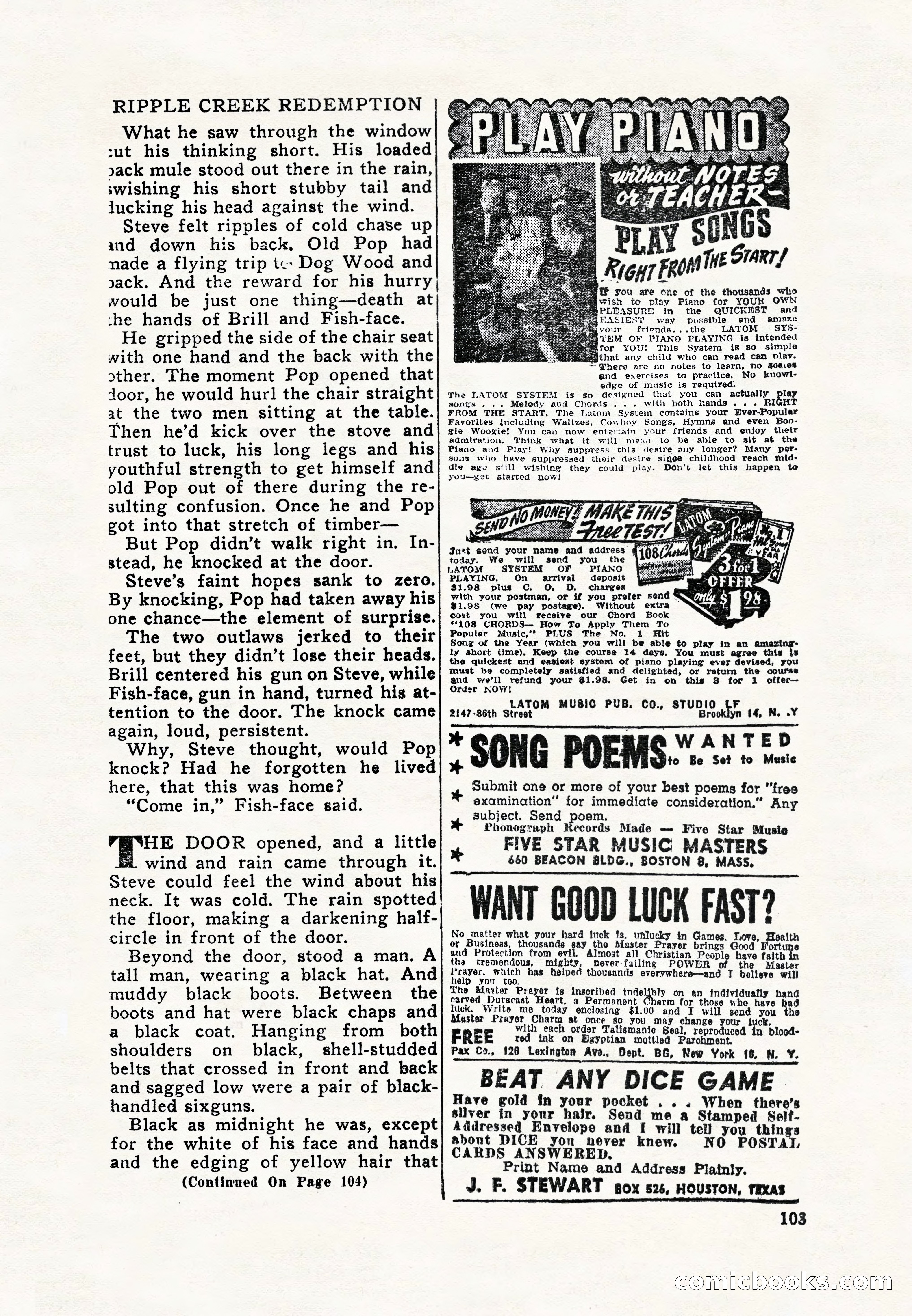 Real Western, January 1948 — page 103 of 116