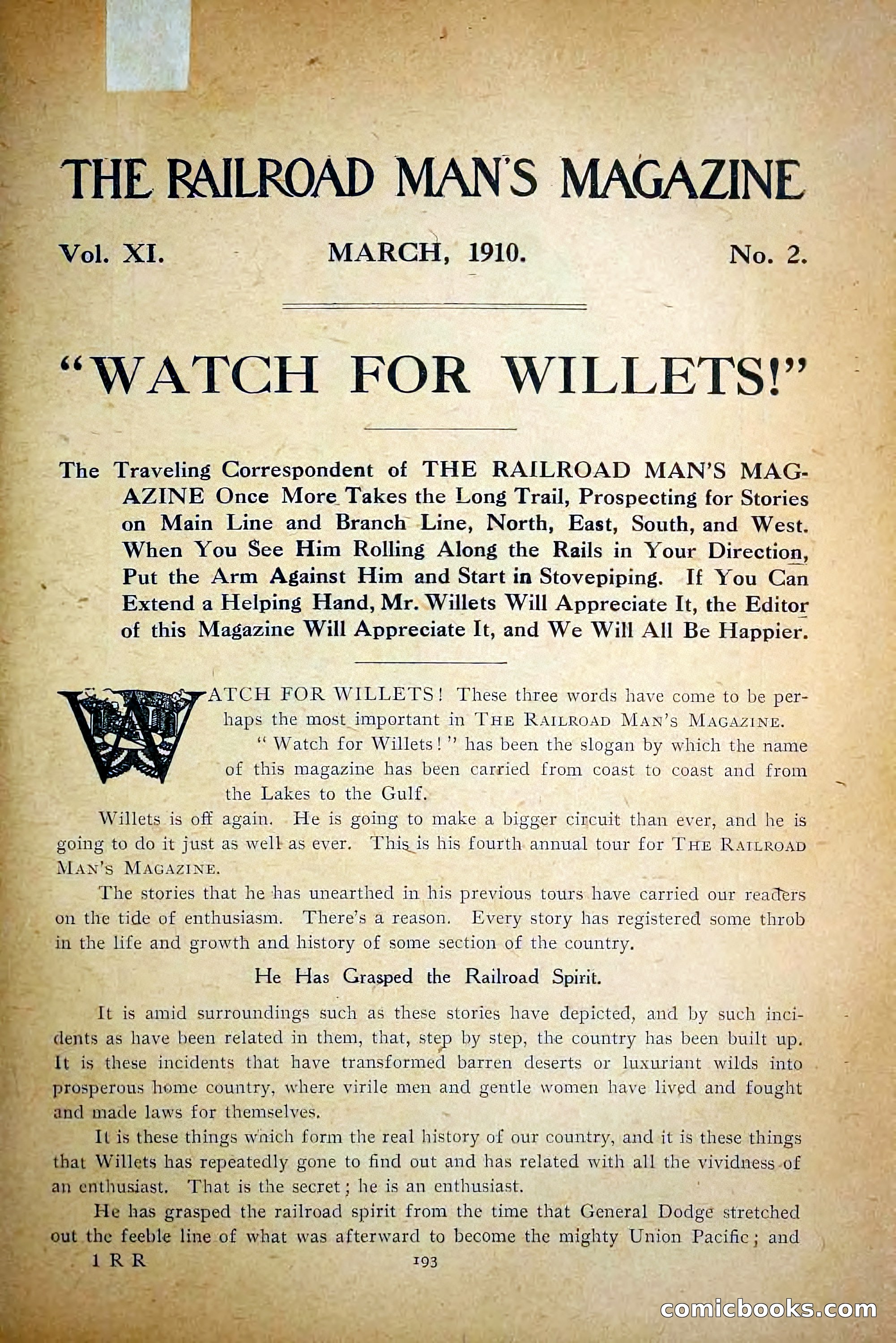 The Railroad Man's Magazine — page 11 of 220