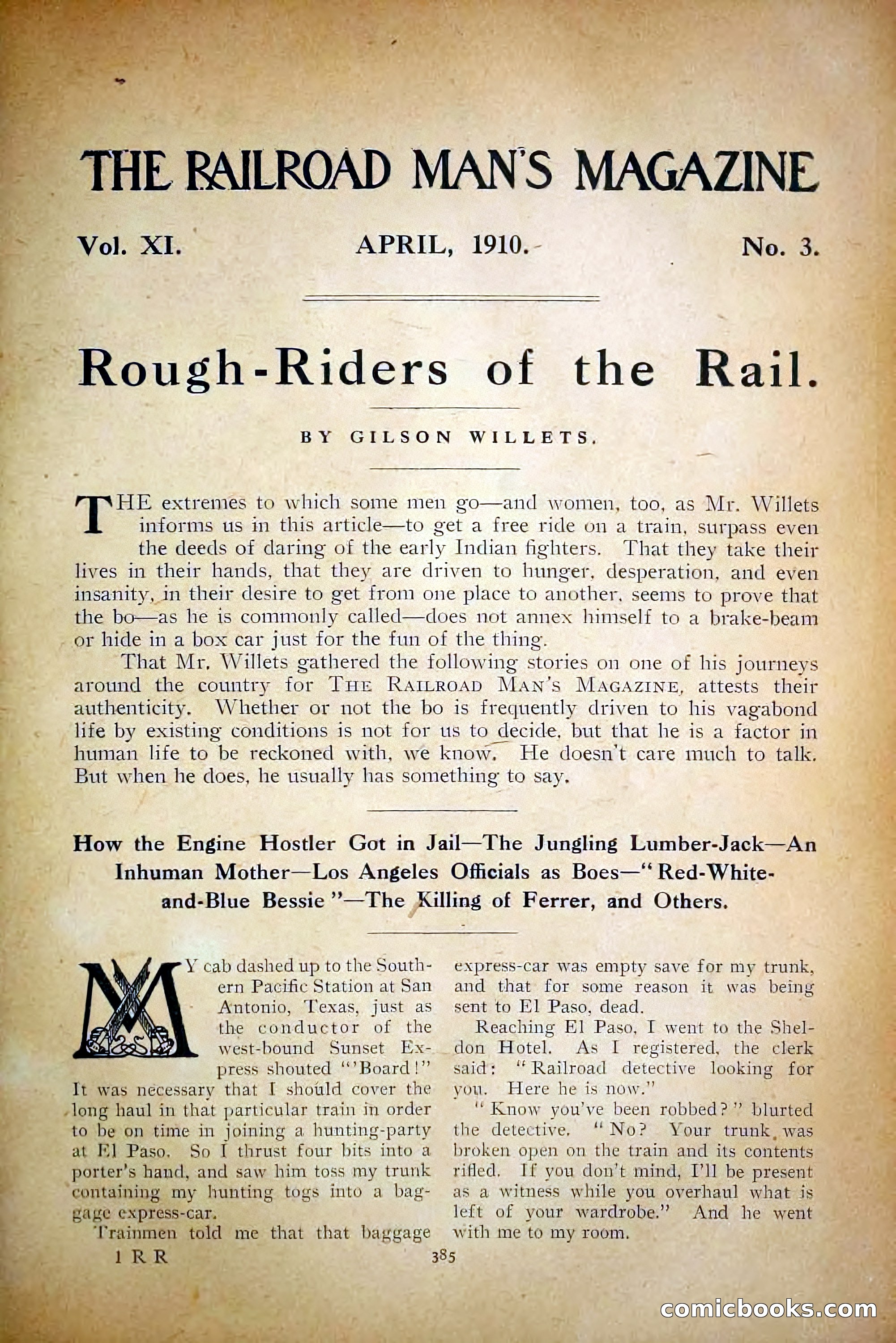 The Railroad Man's Magazine, April 1910 — page 11 of 232
