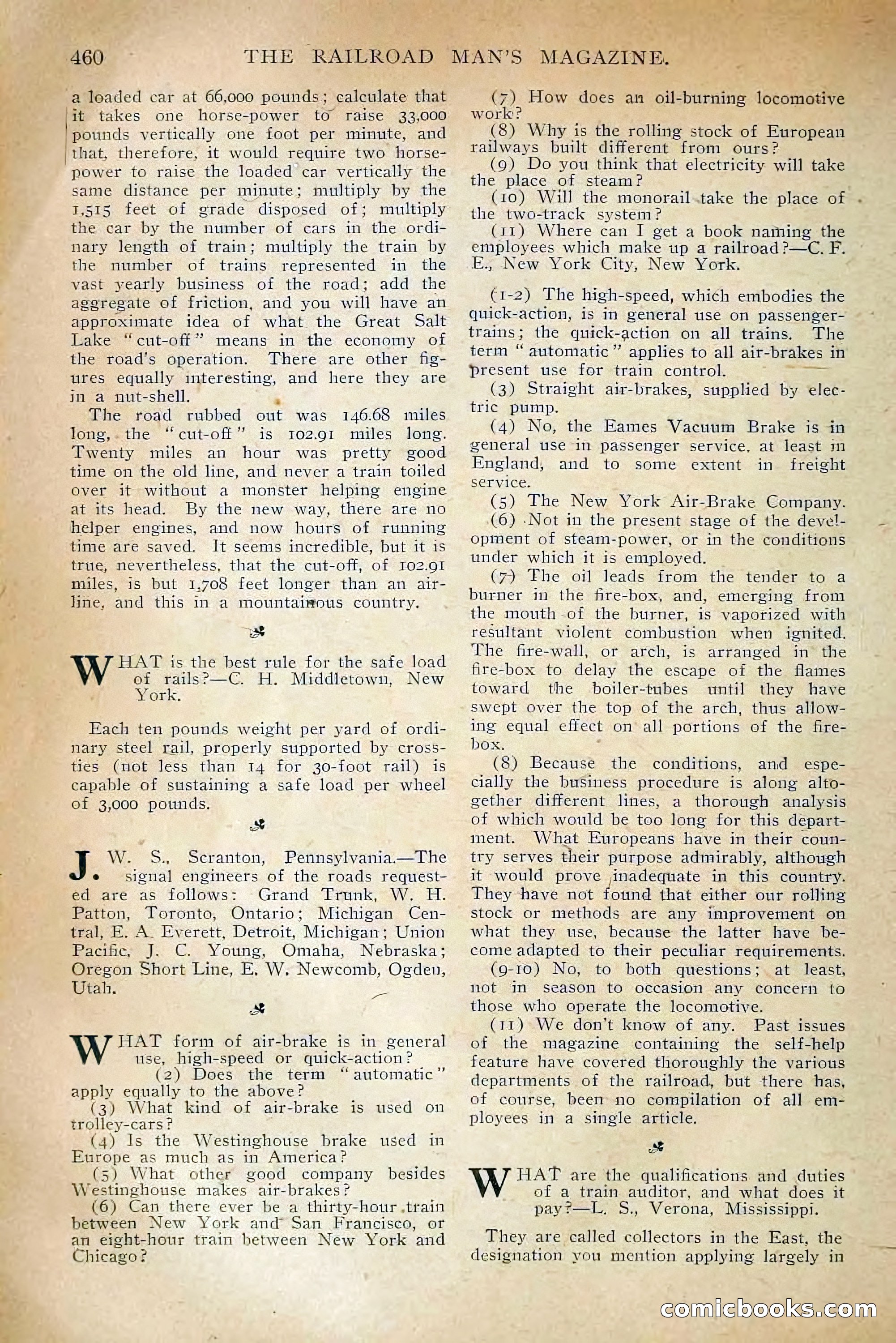 The Railroad Man's Magazine, April 1910 — page 86 of 232