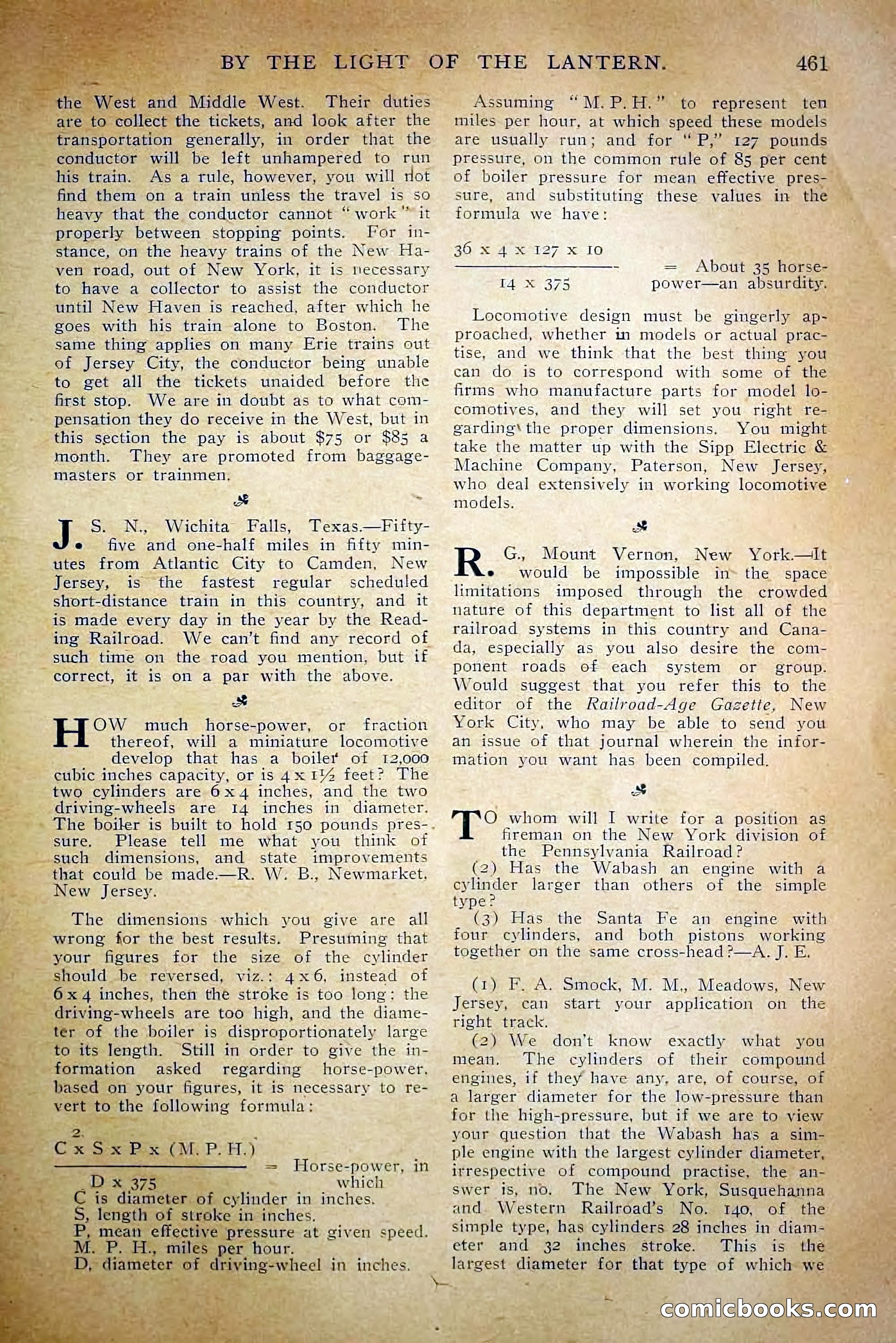 The Railroad Man's Magazine, April 1910 — page 87 of 232