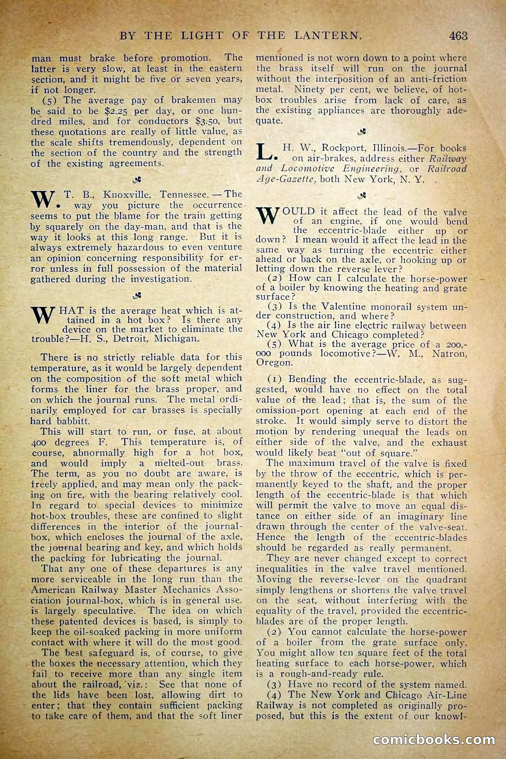 The Railroad Man's Magazine, April 1910 — page 89 of 232