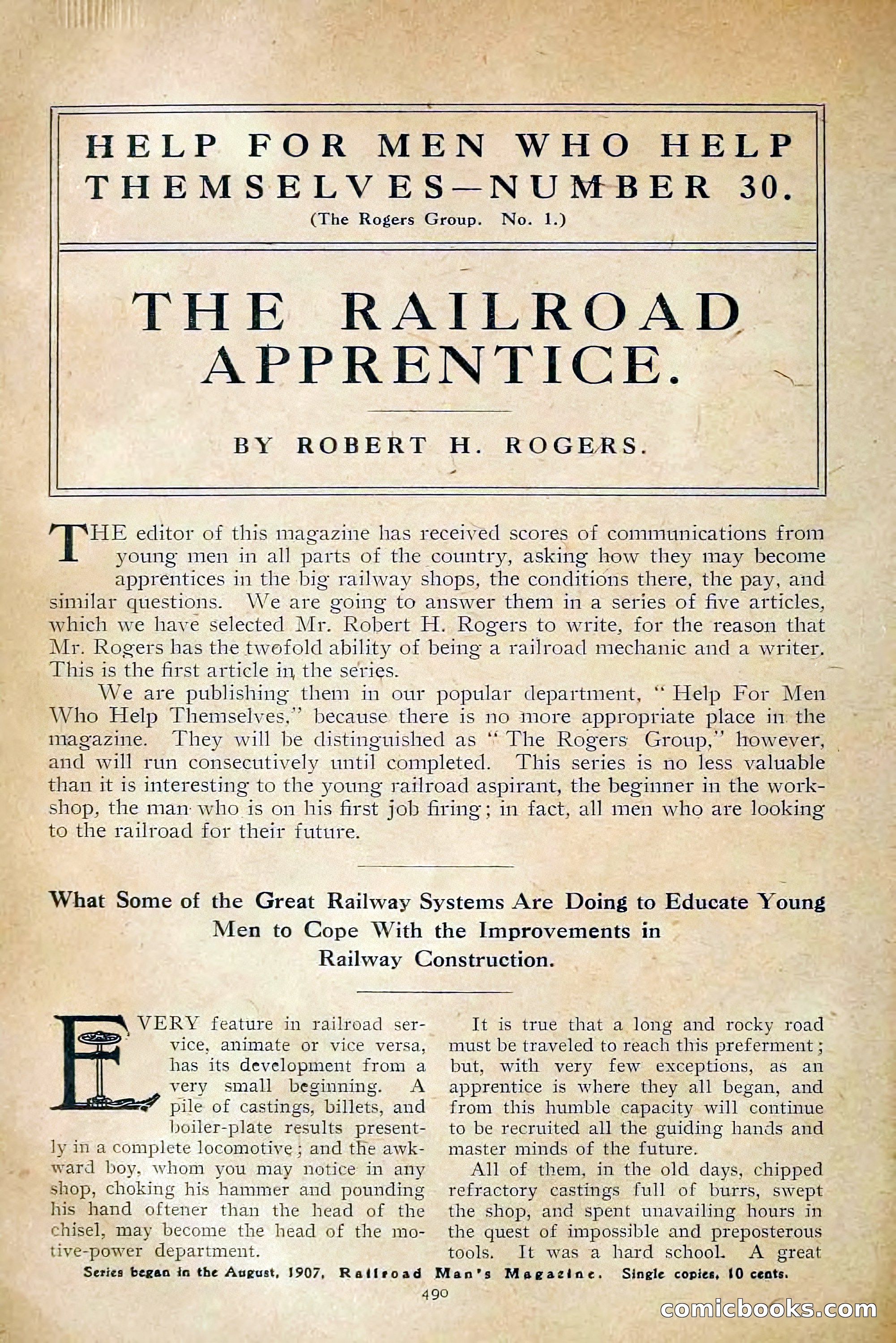 The Railroad Man's Magazine, April 1910 — page 116 of 232