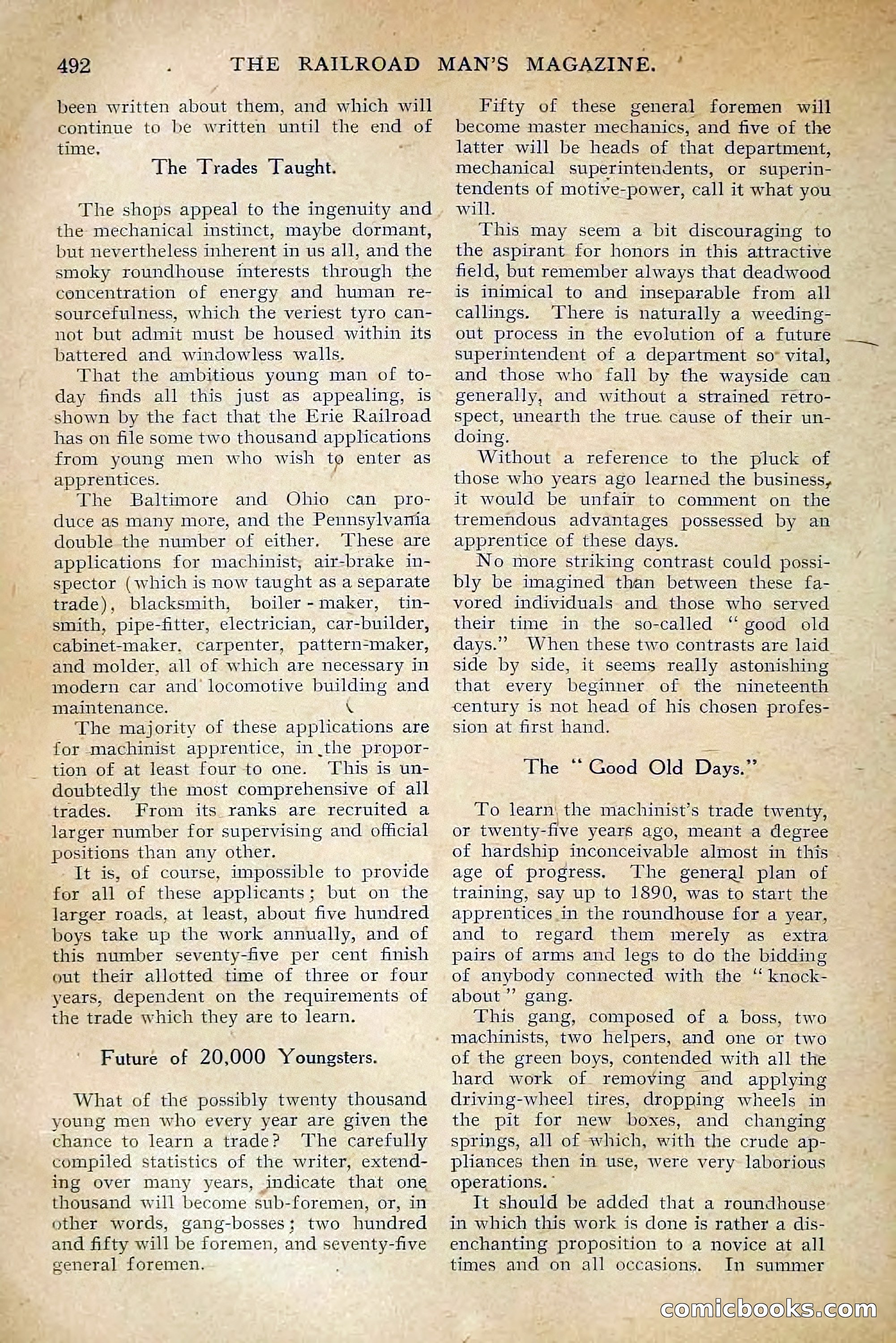 The Railroad Man's Magazine, April 1910 — page 118 of 232