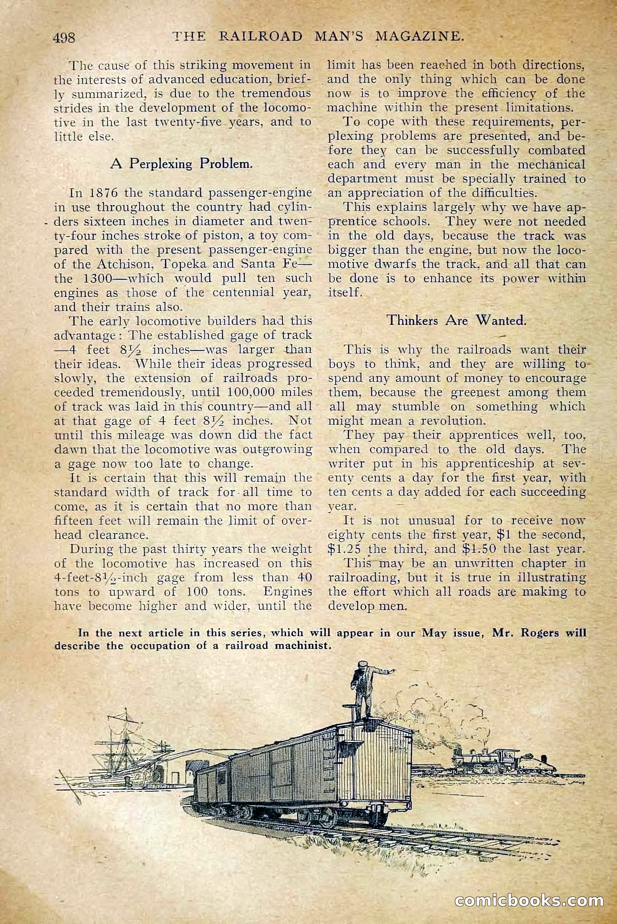 The Railroad Man's Magazine, April 1910 — page 124 of 232
