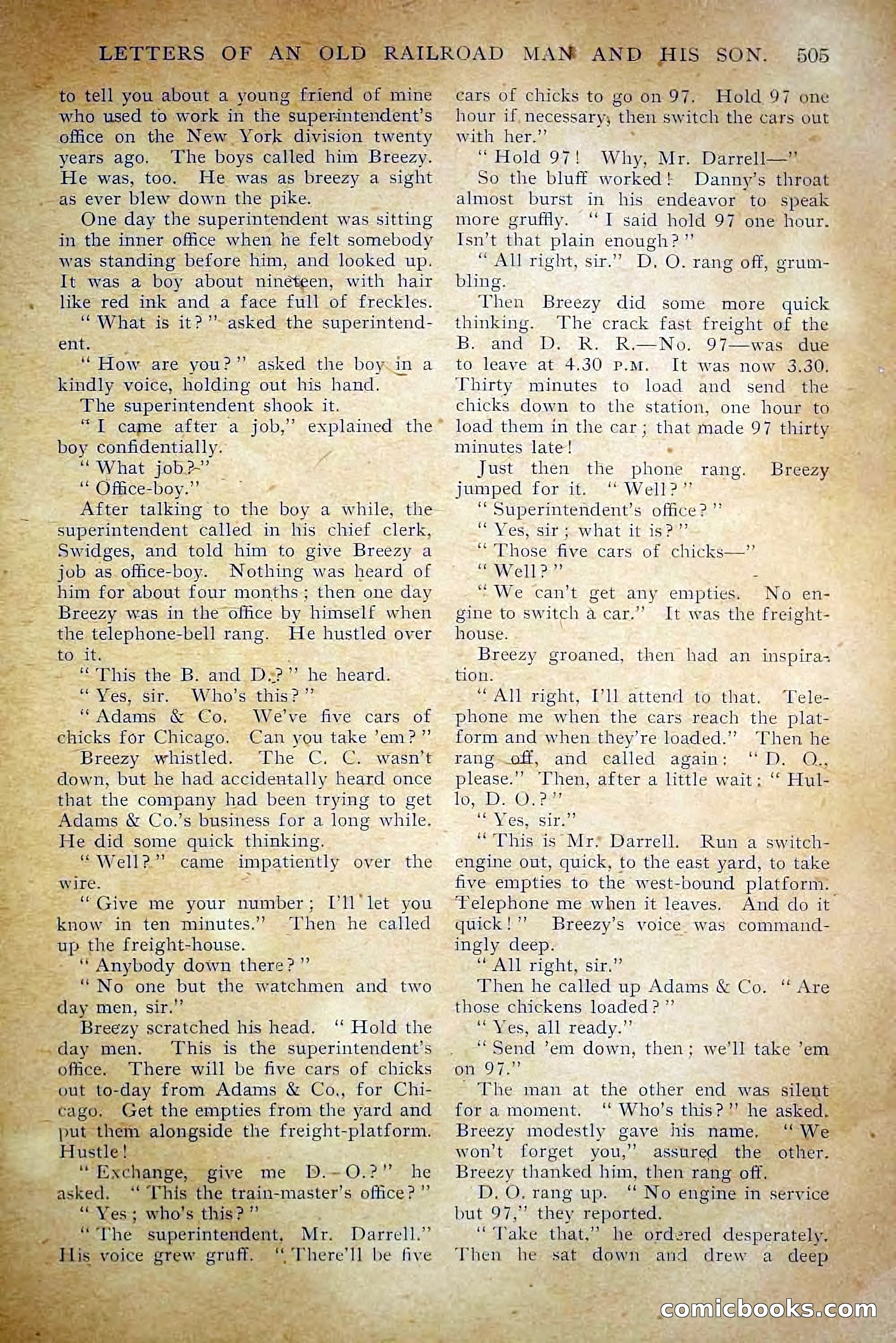 The Railroad Man's Magazine, April 1910 — page 131 of 232