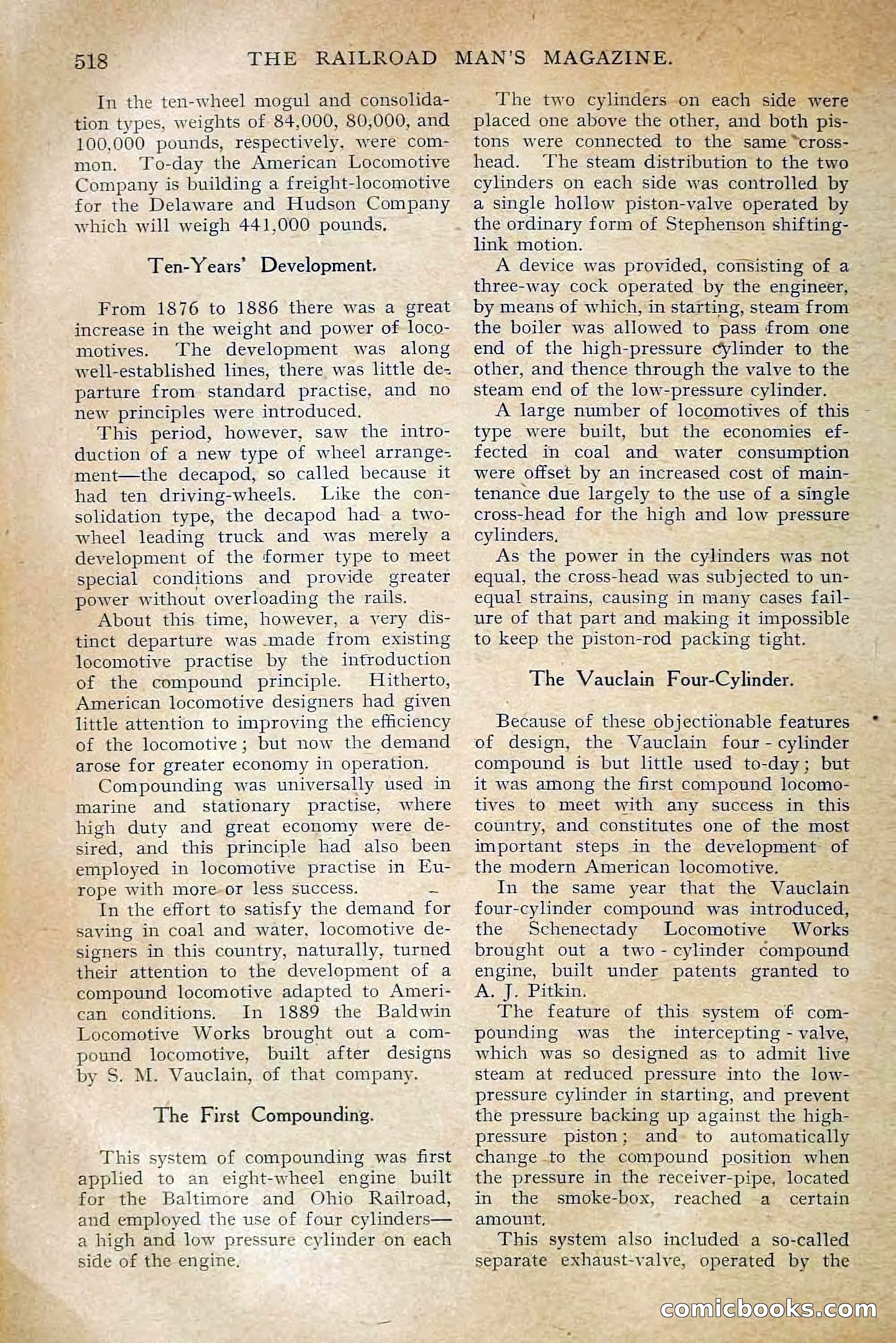 The Railroad Man's Magazine, April 1910 — page 144 of 232