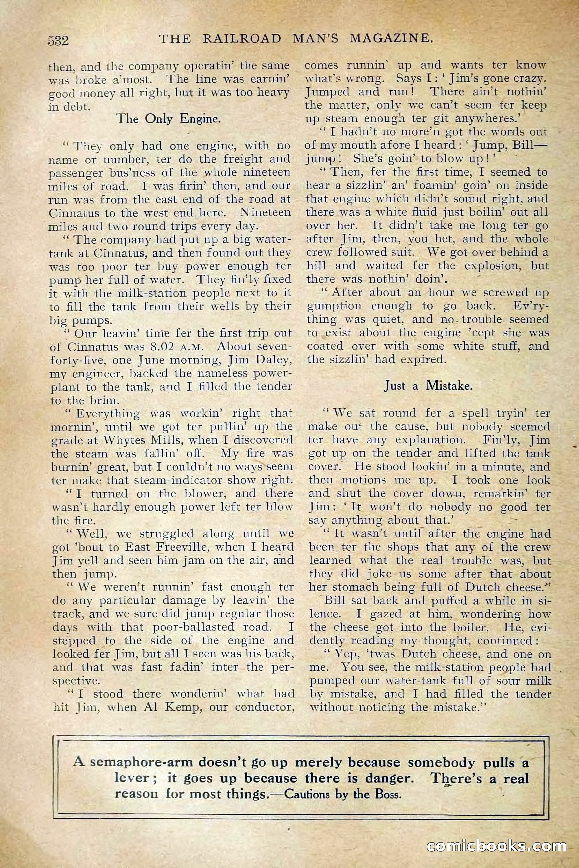 The Railroad Man's Magazine, April 1910 — page 158 of 232