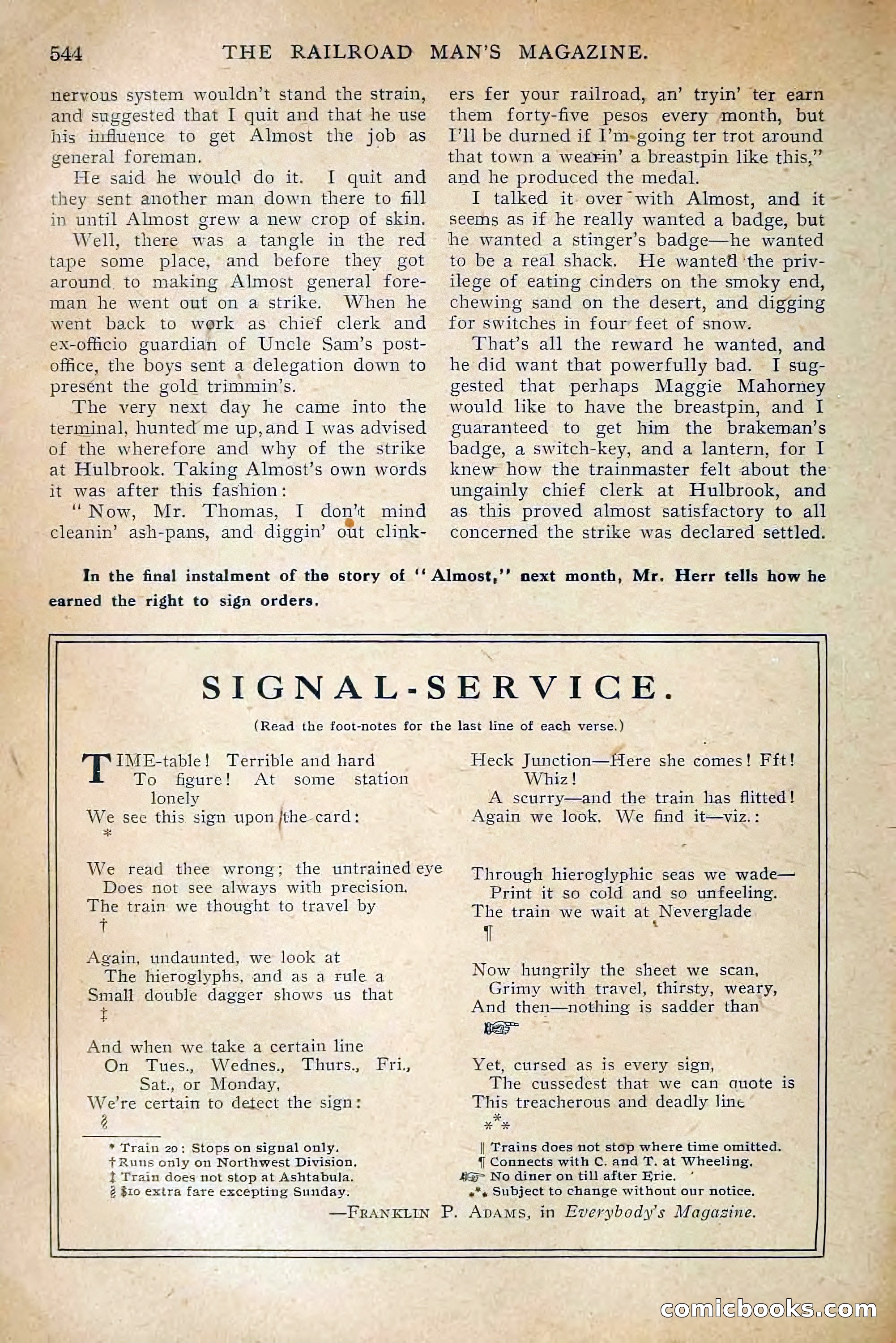 The Railroad Man's Magazine, April 1910 — page 170 of 232