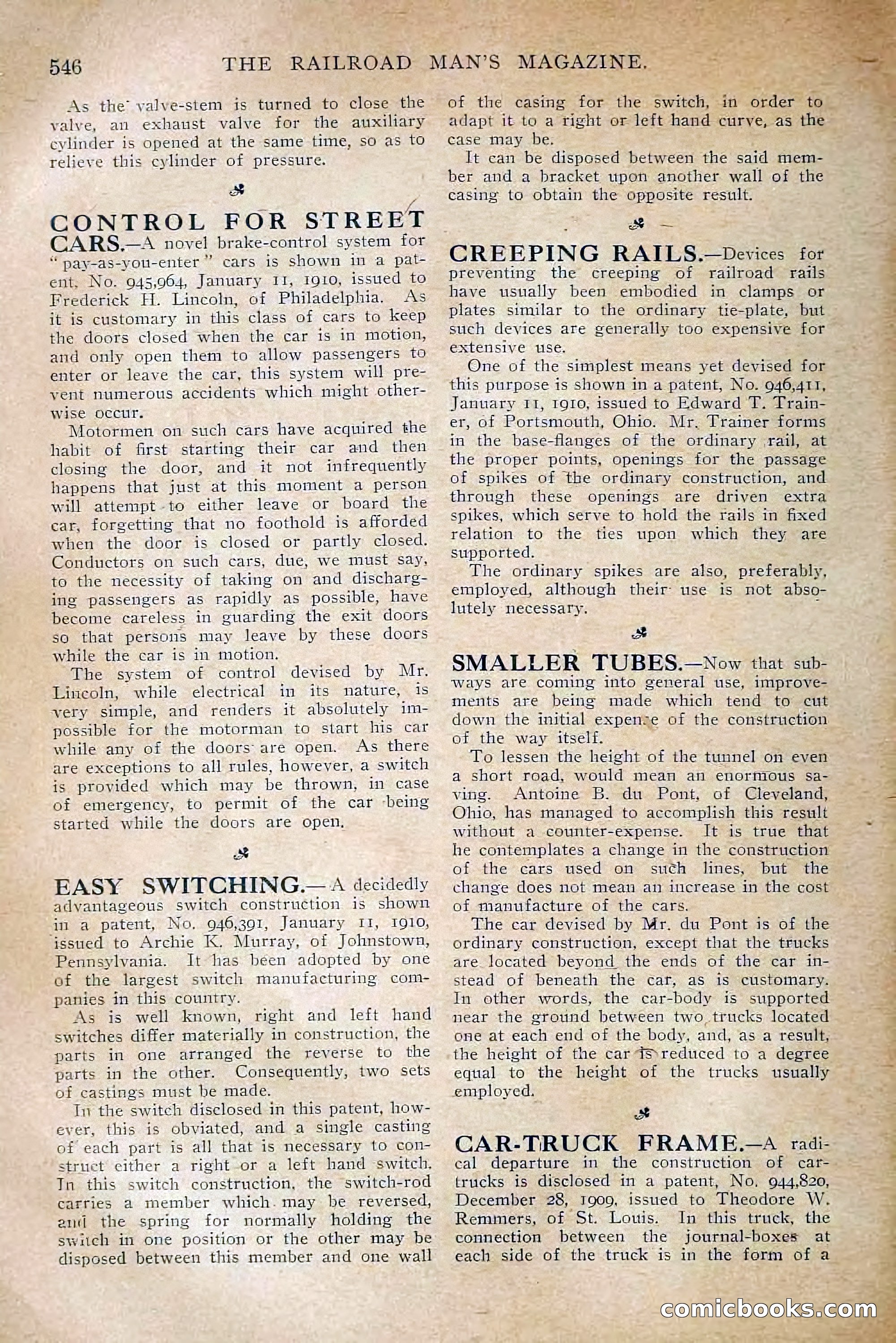 The Railroad Man's Magazine, April 1910 — page 172 of 232