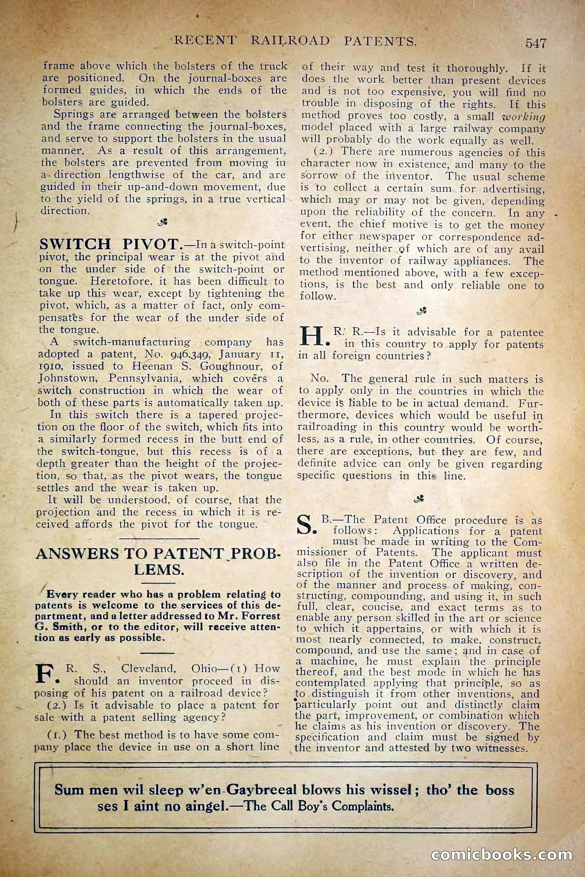 The Railroad Man's Magazine, April 1910 — page 173 of 232