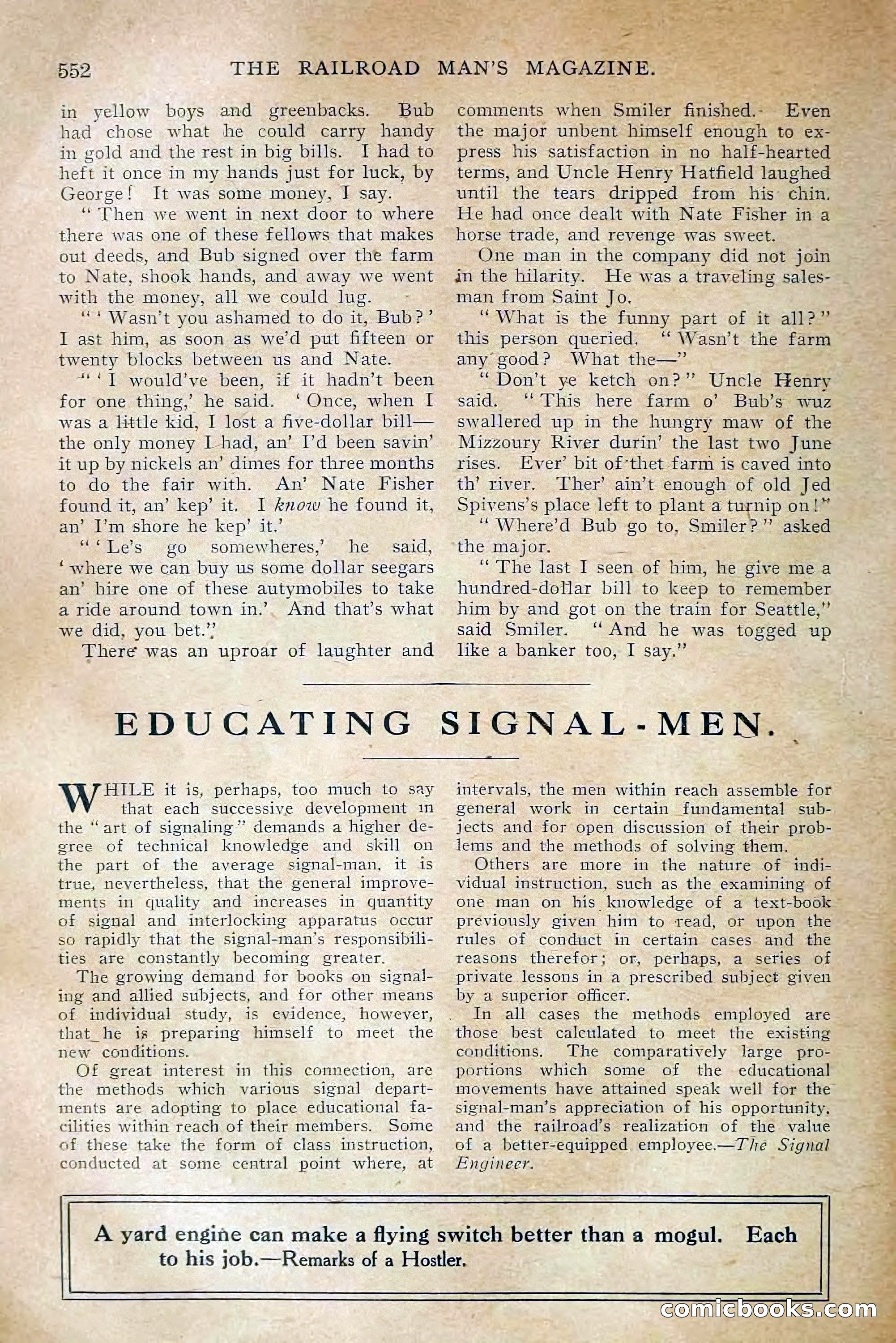 The Railroad Man's Magazine, April 1910 — page 178 of 232