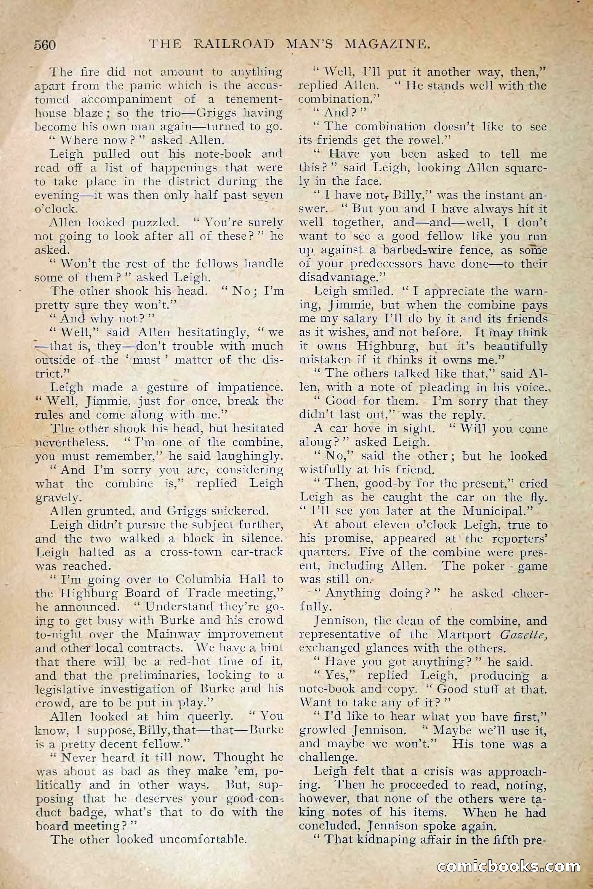 The Railroad Man's Magazine, April 1910 — page 186 of 232
